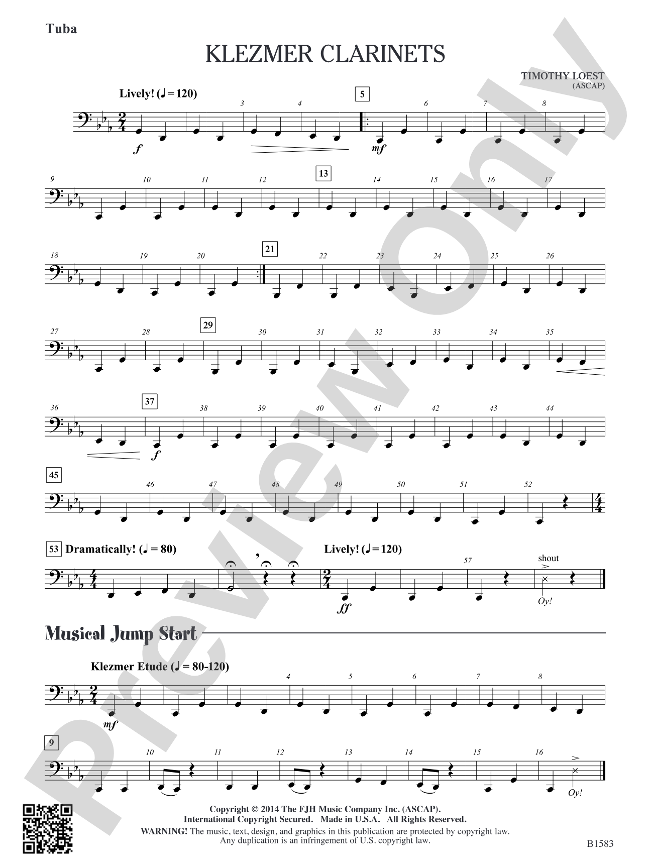 Klezmer Clarinets: Tuba