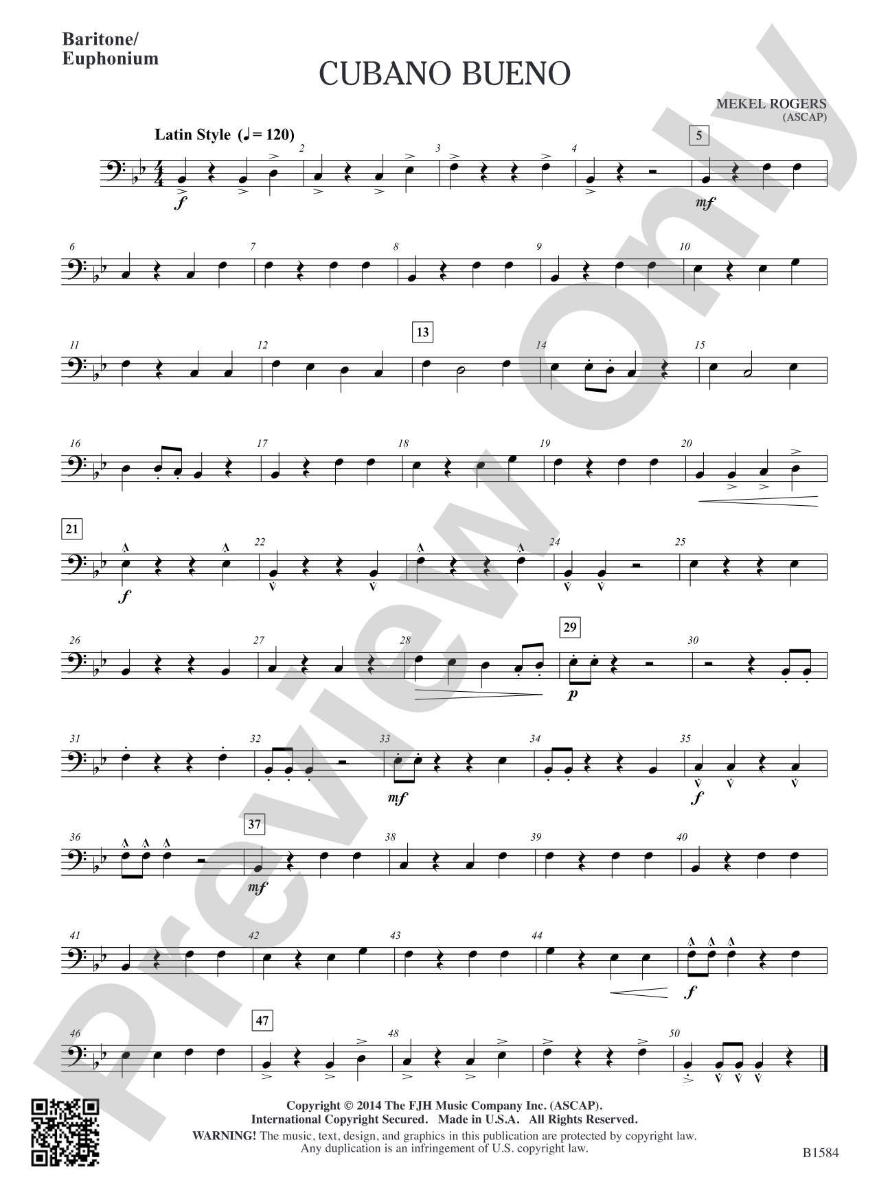 Cubano Bueno: Baritone/Euphonium