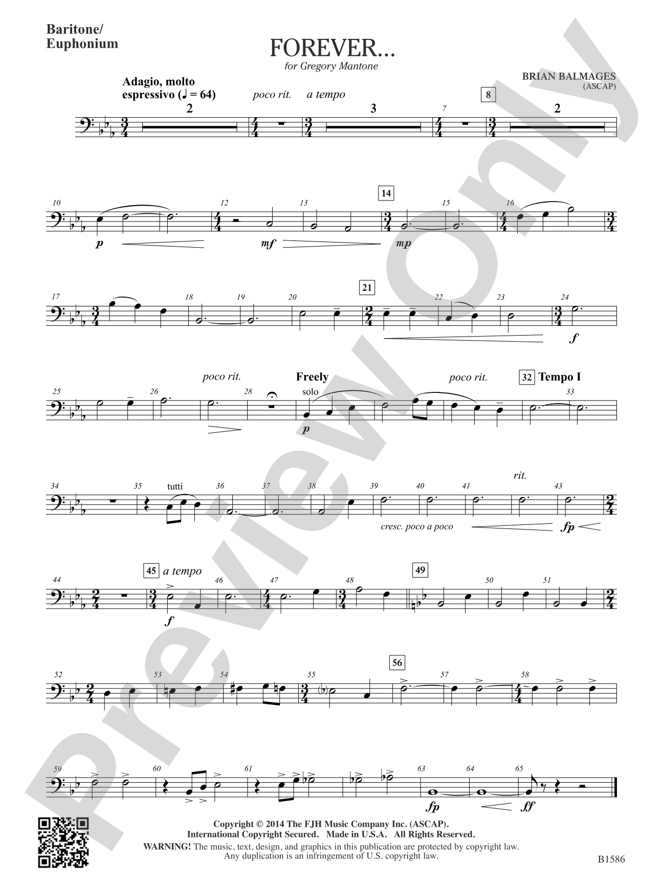 Forever...: Baritone/Euphonium
