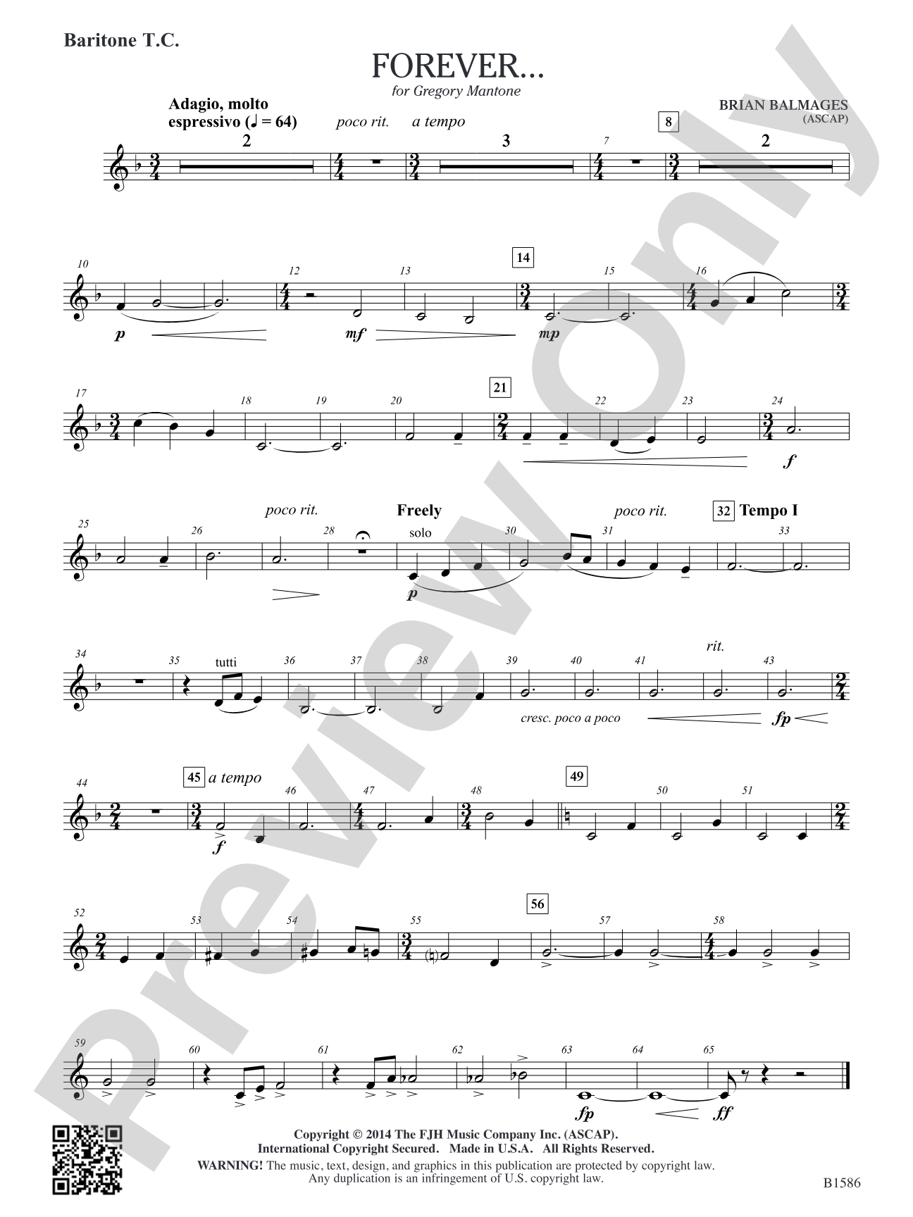 Forever...: Baritone T.C.