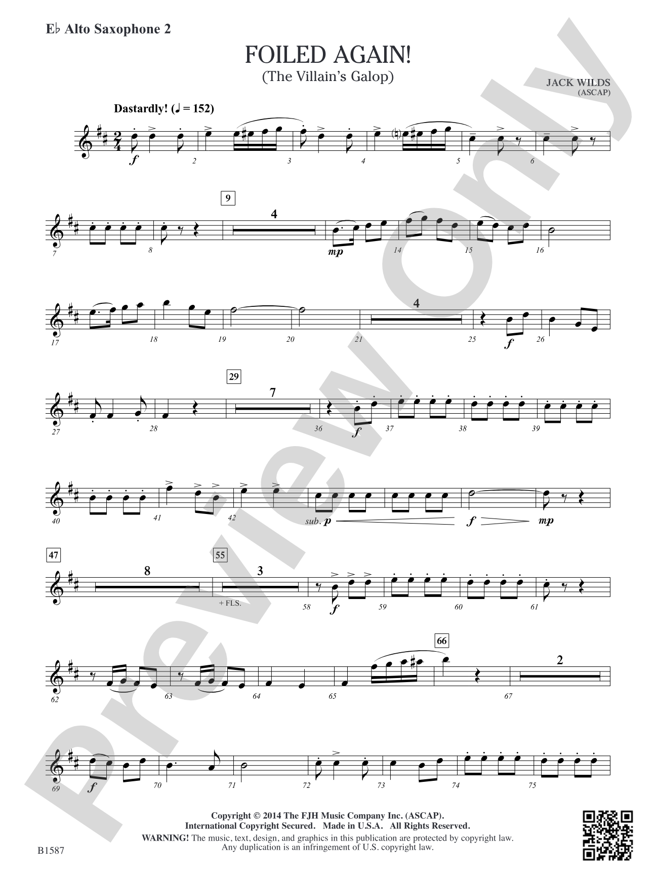 Foiled Again!: E-flat Alto Saxophone 2
