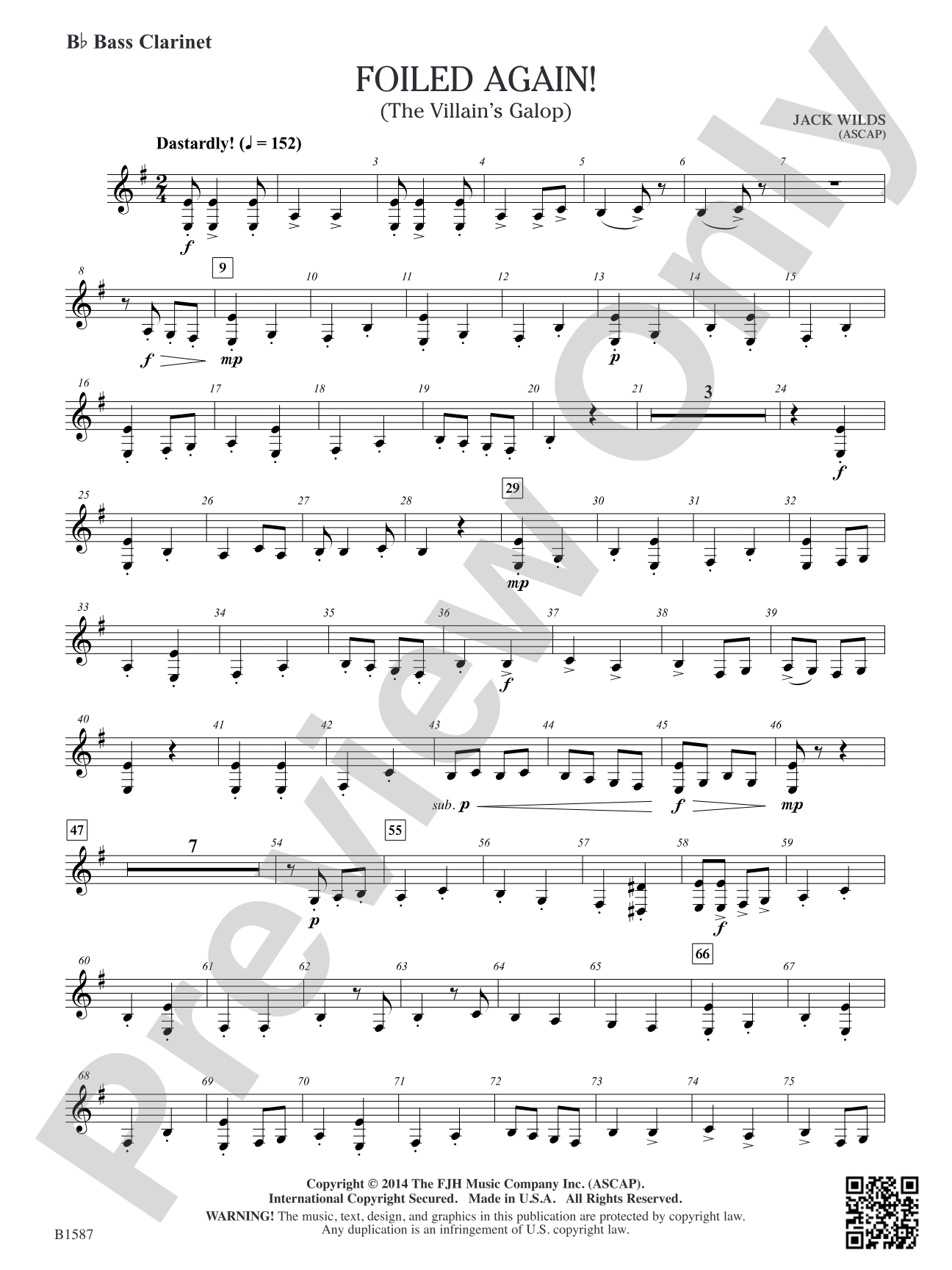 Foiled Again!: B-flat Bass Clarinet