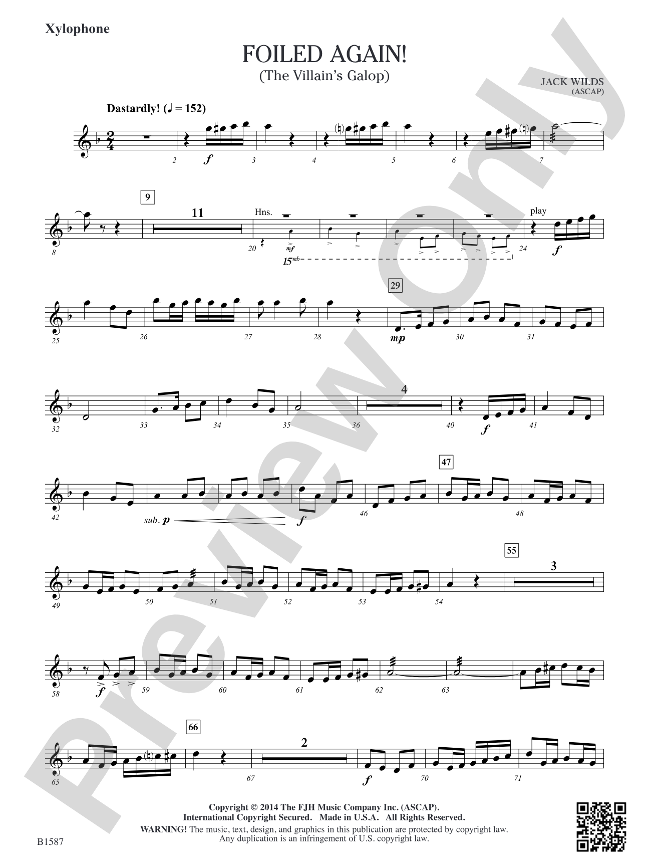 Foiled Again!: Xylophone