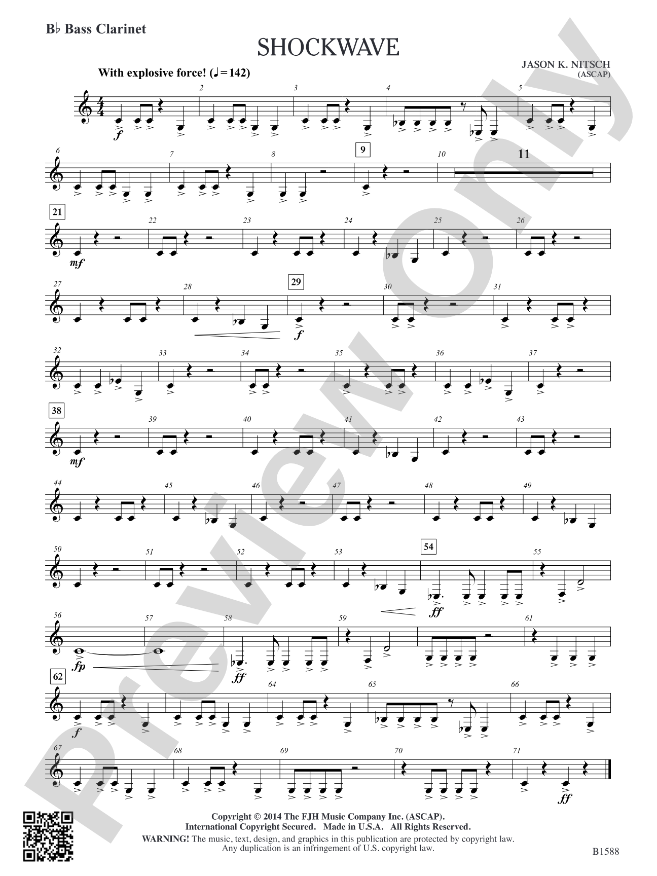 Shockwave: B-flat Bass Clarinet