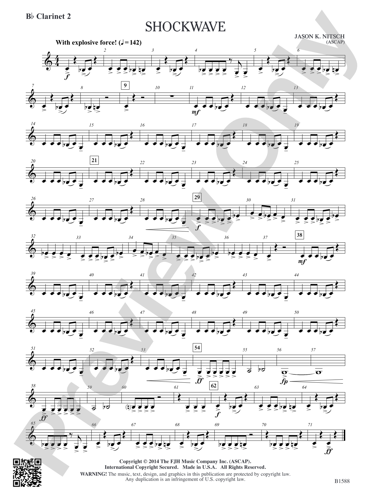 Shockwave: B-flat Clarinet 2