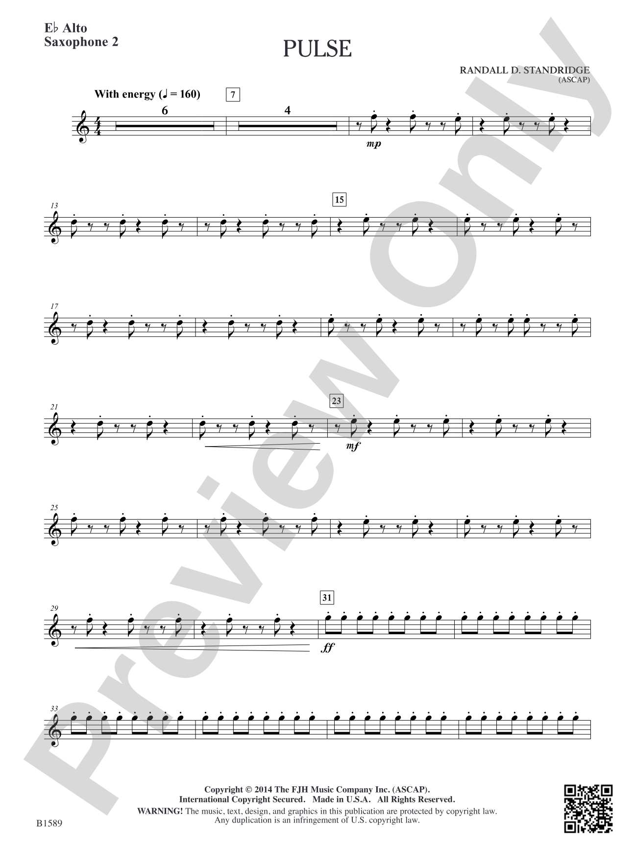 Pulse: E-flat Alto Saxophone 2