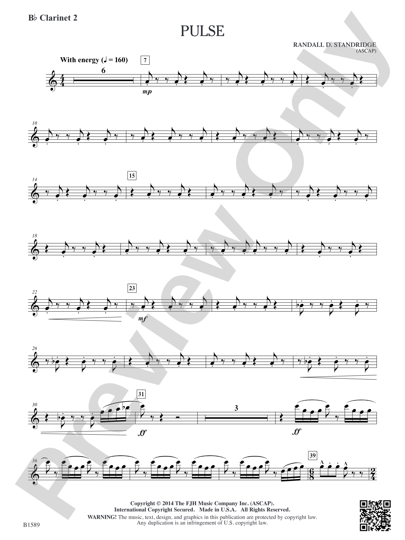 Pulse: B-flat Clarinet 2
