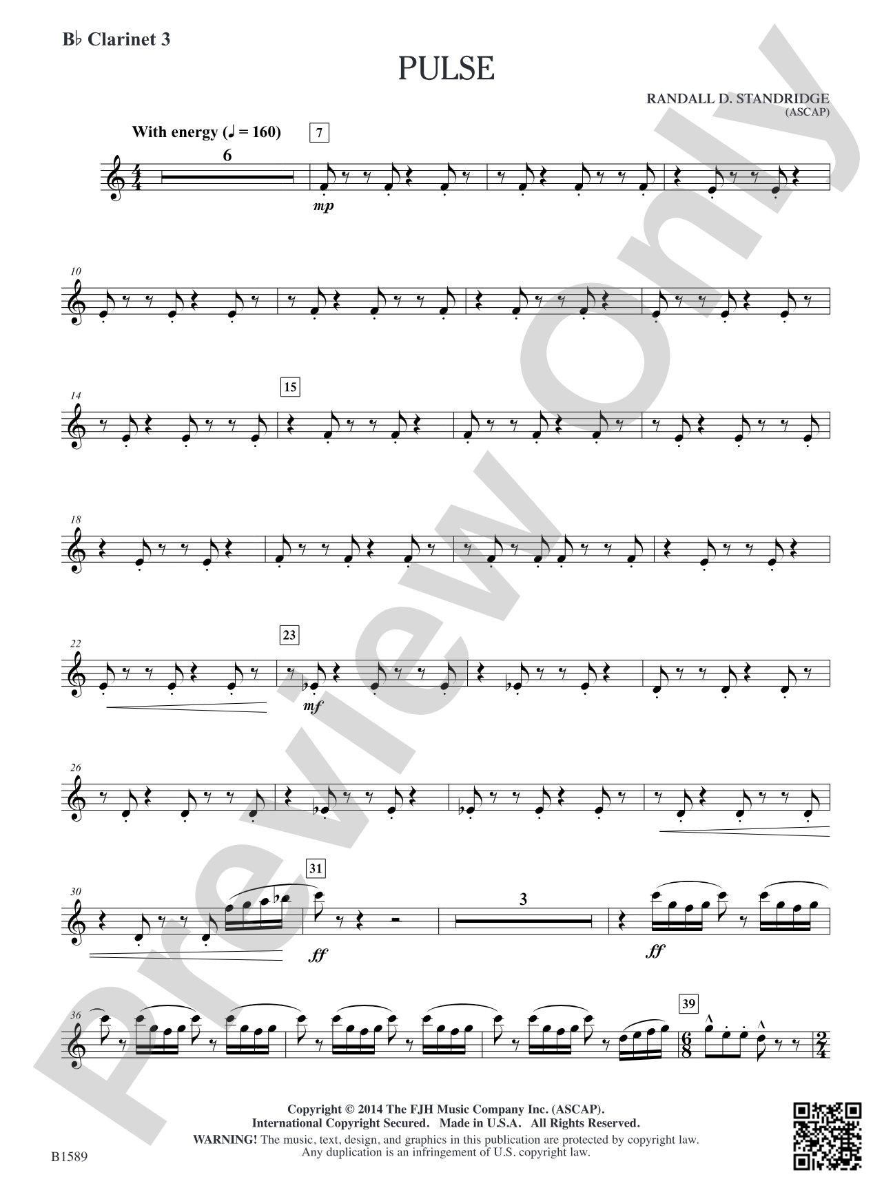 Pulse: B-flat Clarinet 3