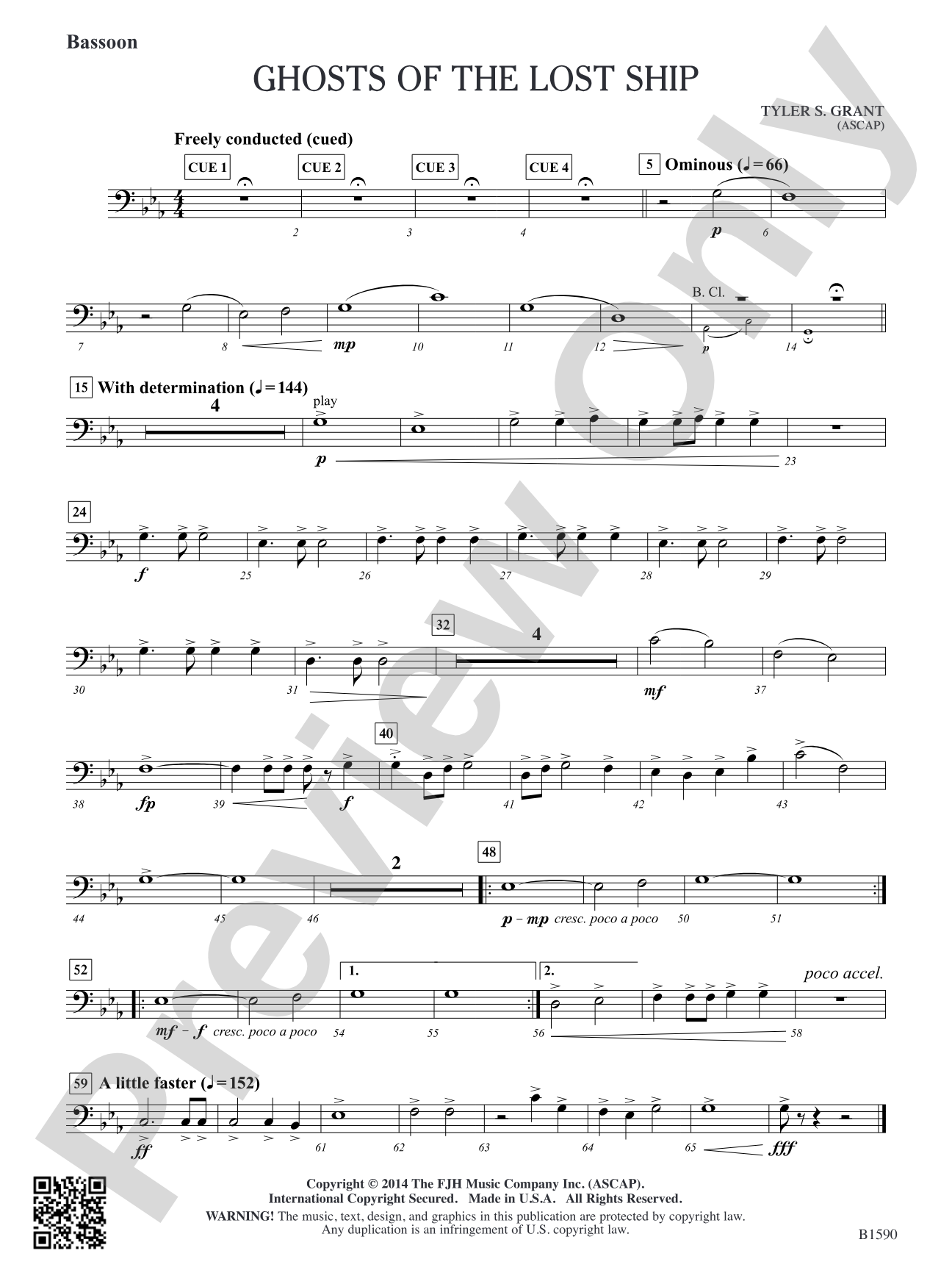 Ghosts of the Lost Ship: Bassoon