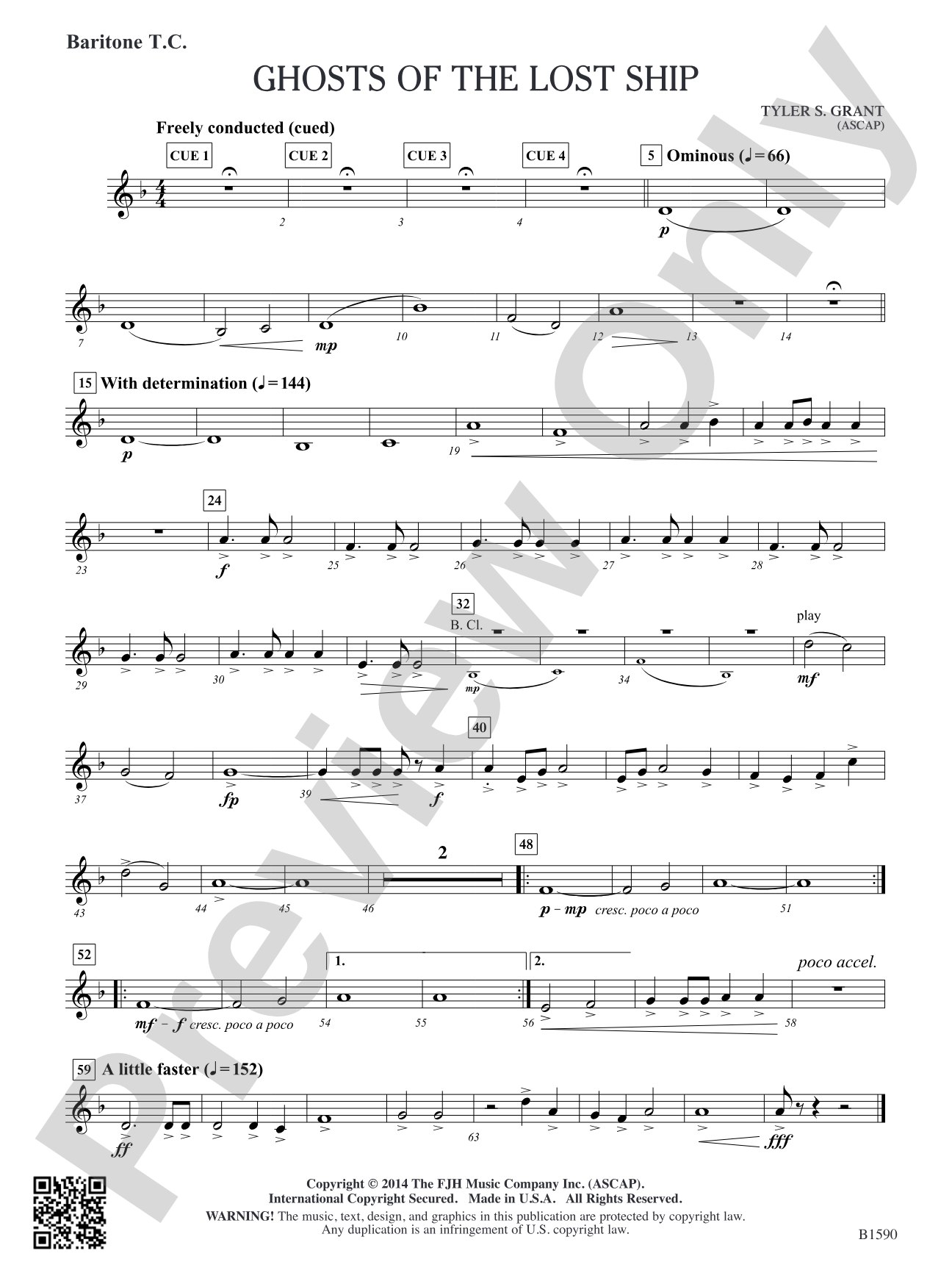 Ghosts of the Lost Ship: Baritone T.C.
