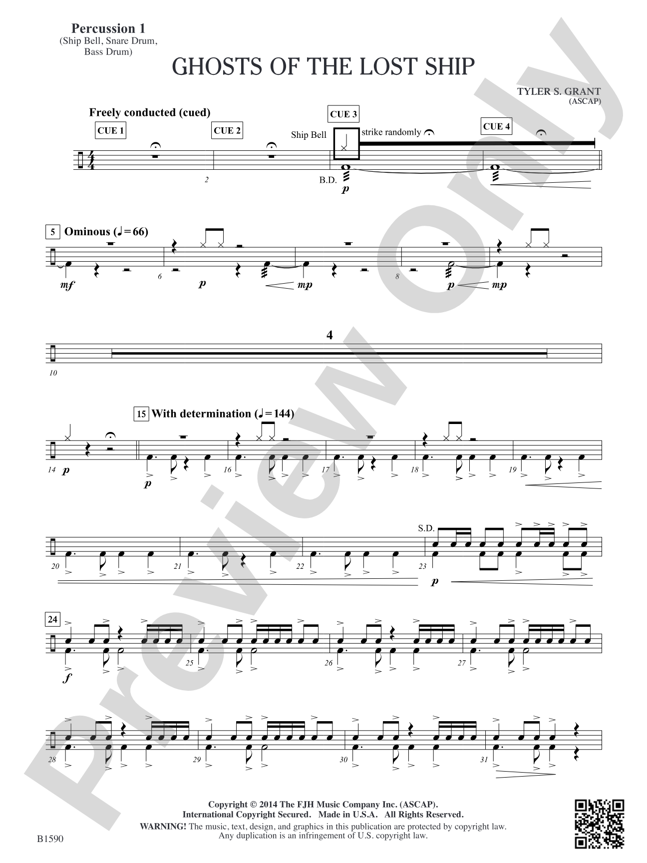 Ghosts of the Lost Ship: Percussion 1