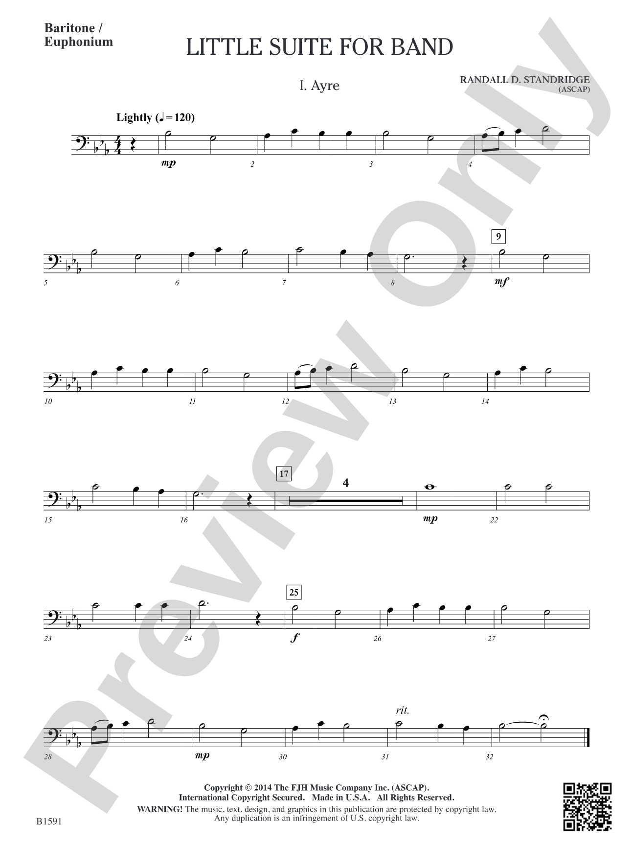 Little Suite for Band: Baritone/Euphonium