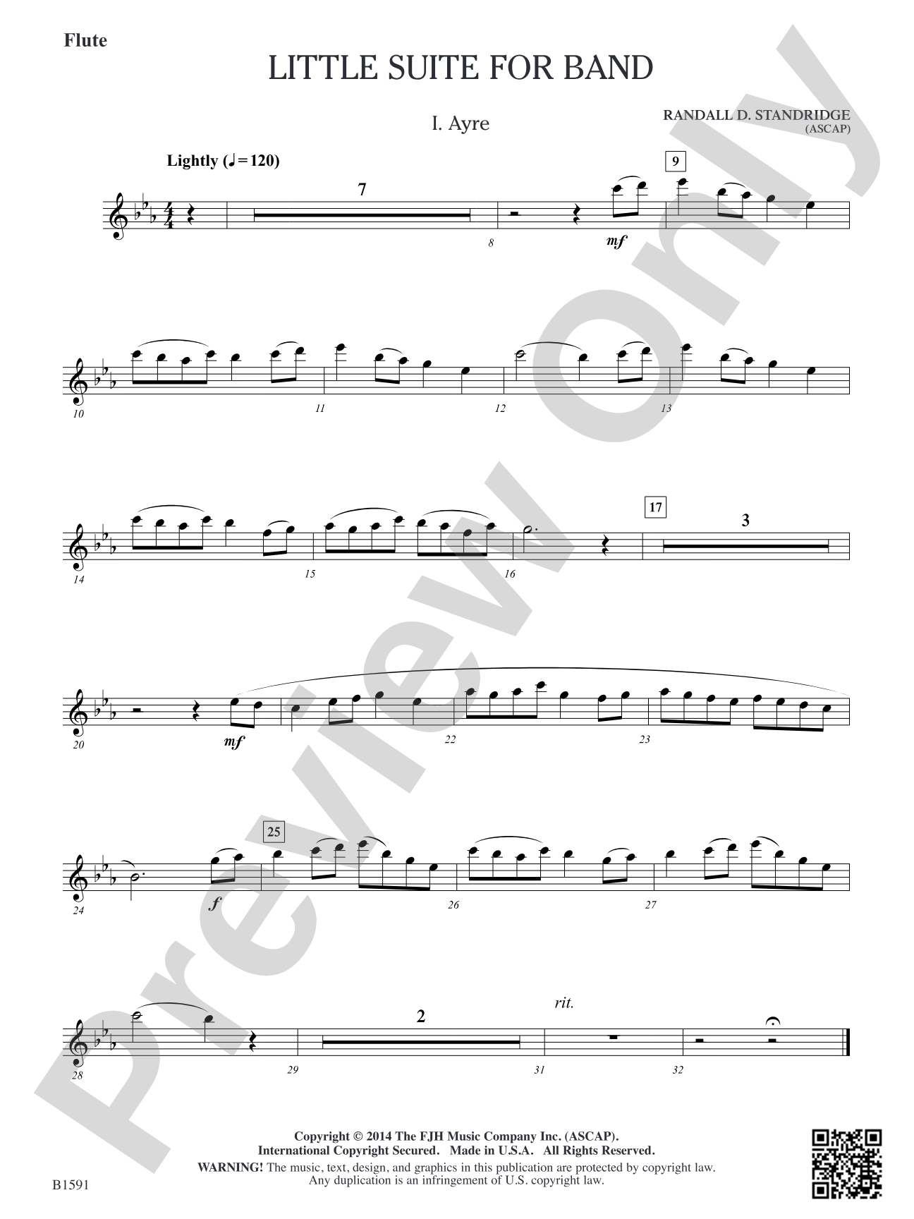 Little Suite for Band: Flute