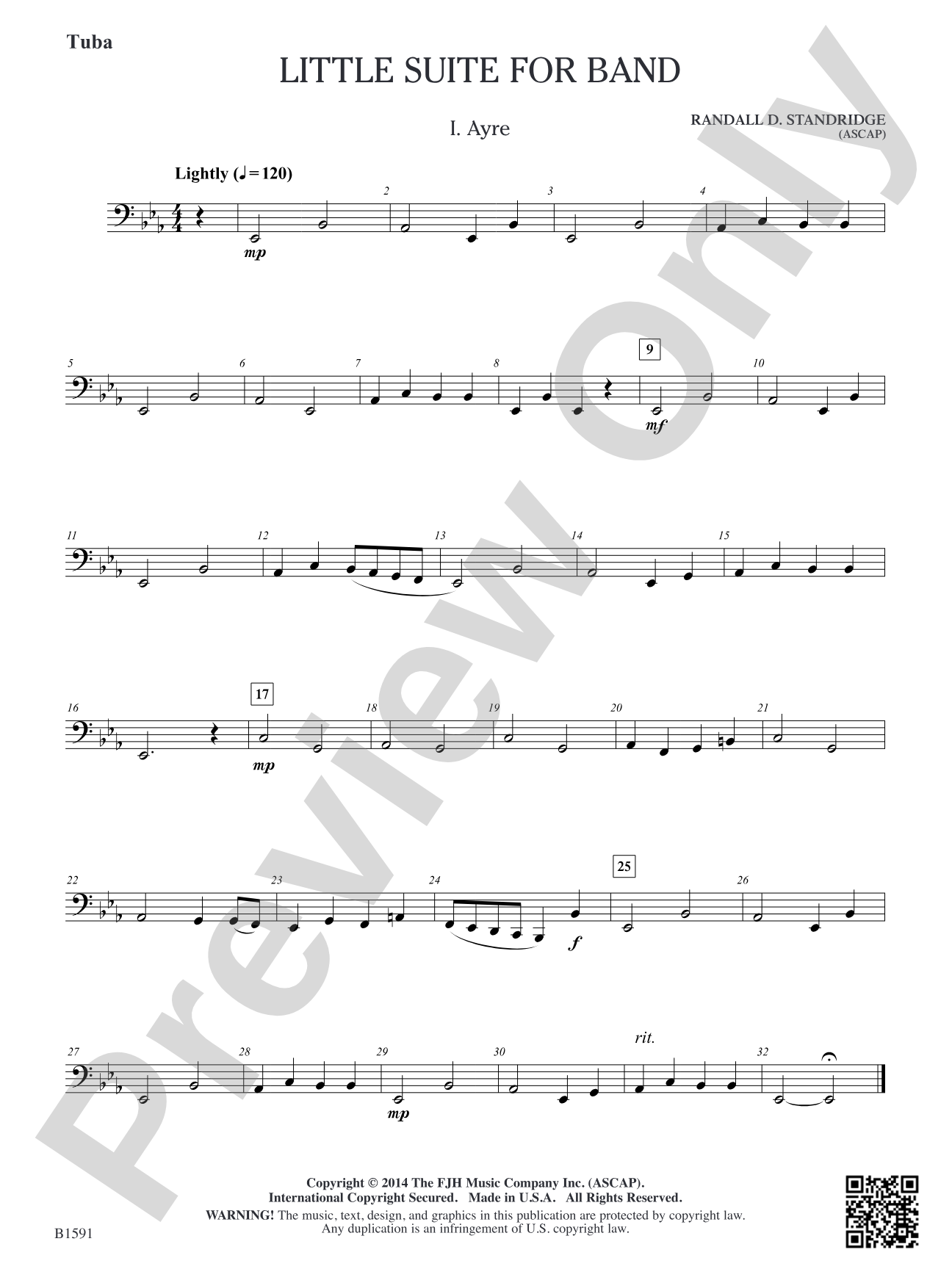 Little Suite for Band: Tuba