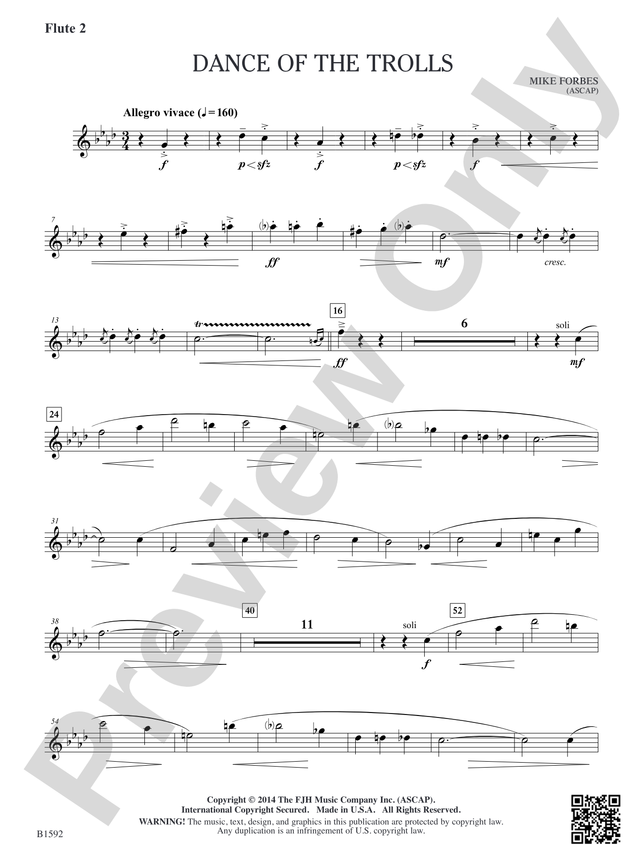 Dance of the Trolls: Flute 2