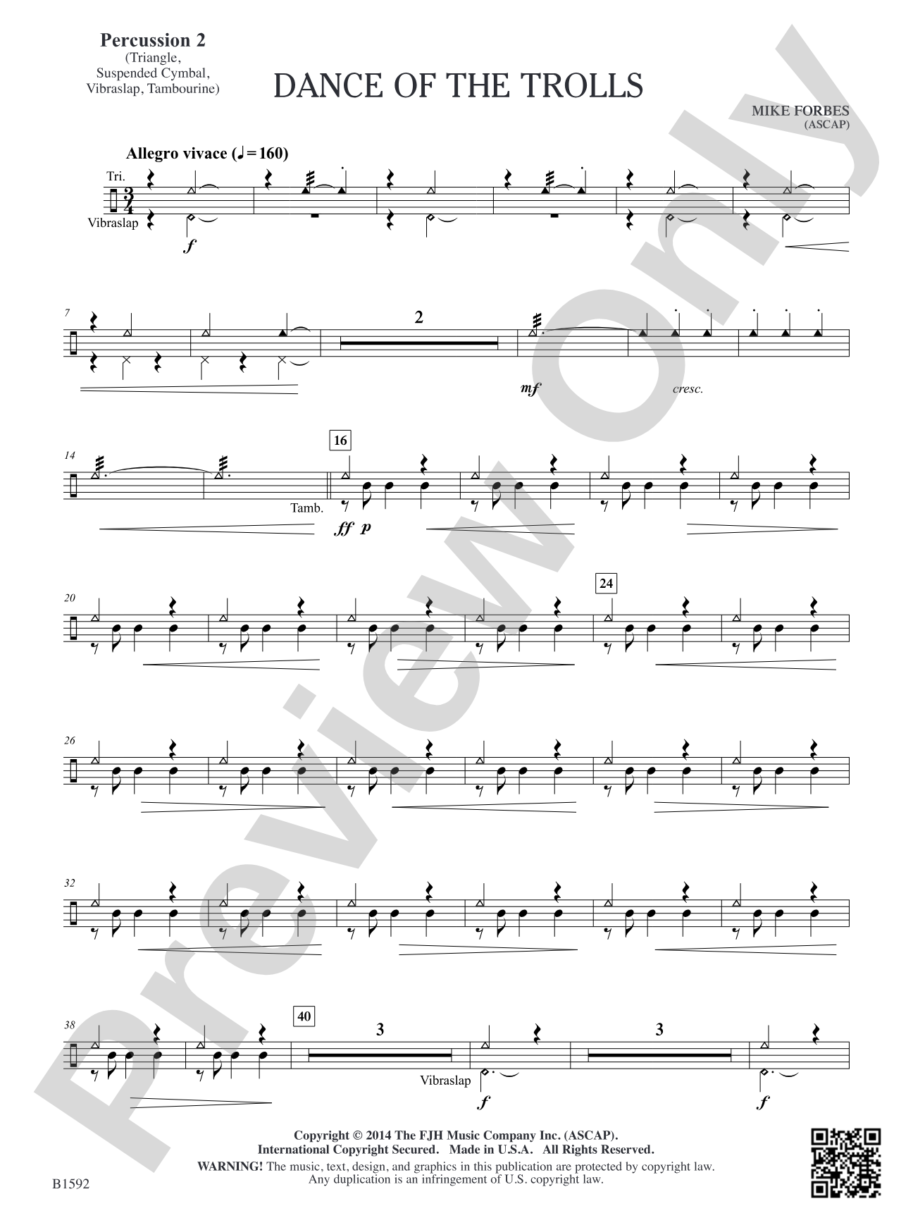 Dance of the Trolls: Percussion 2