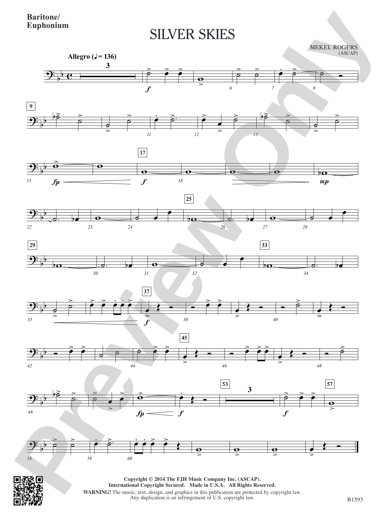 Silver Skies: Baritone/Euphonium