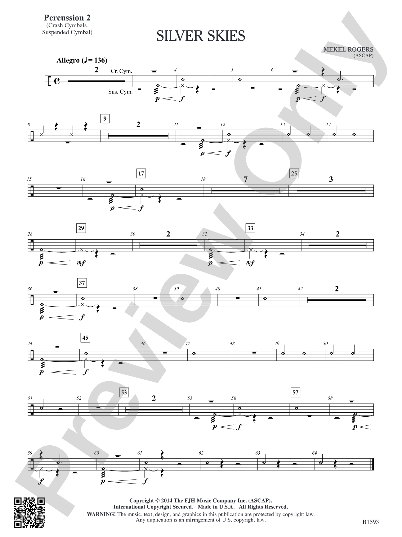 Silver Skies: Percussion 2