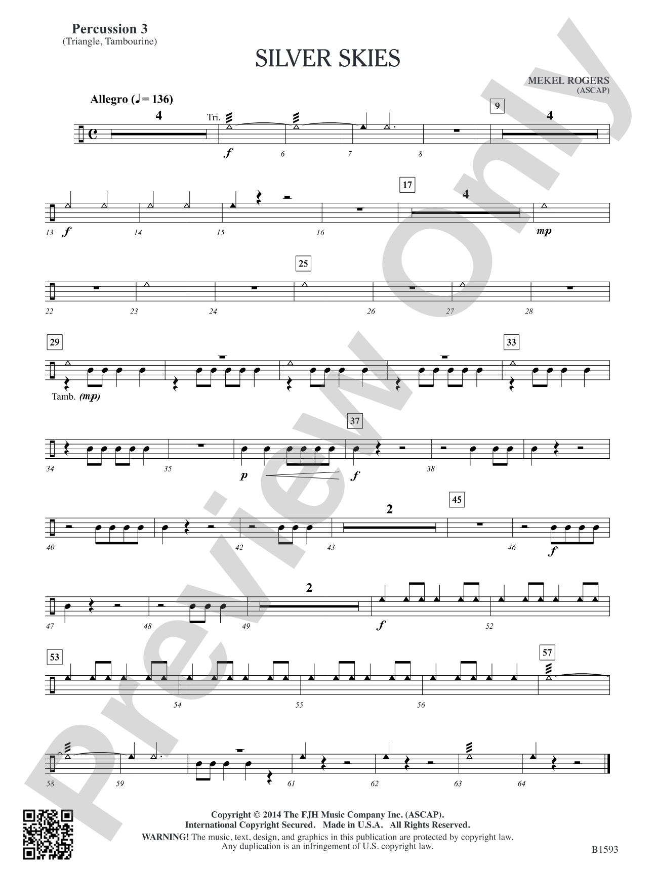 Silver Skies: Percussion 3