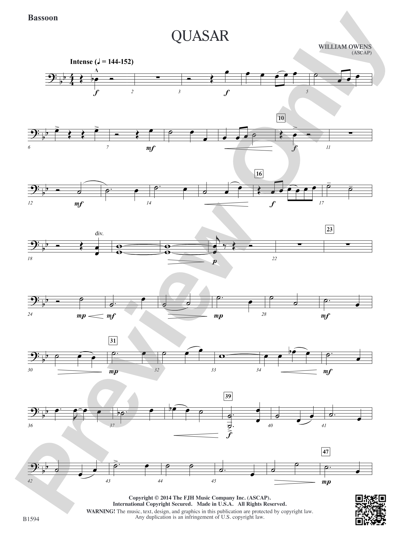 Quasar: Bassoon