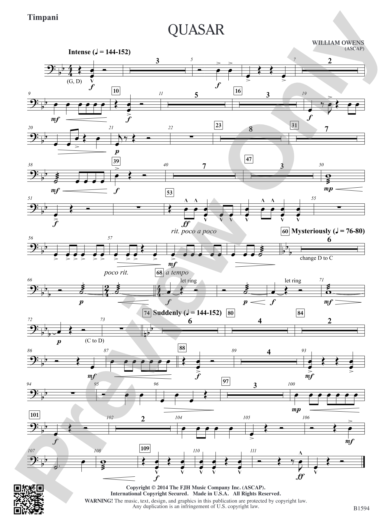 Quasar: Timpani