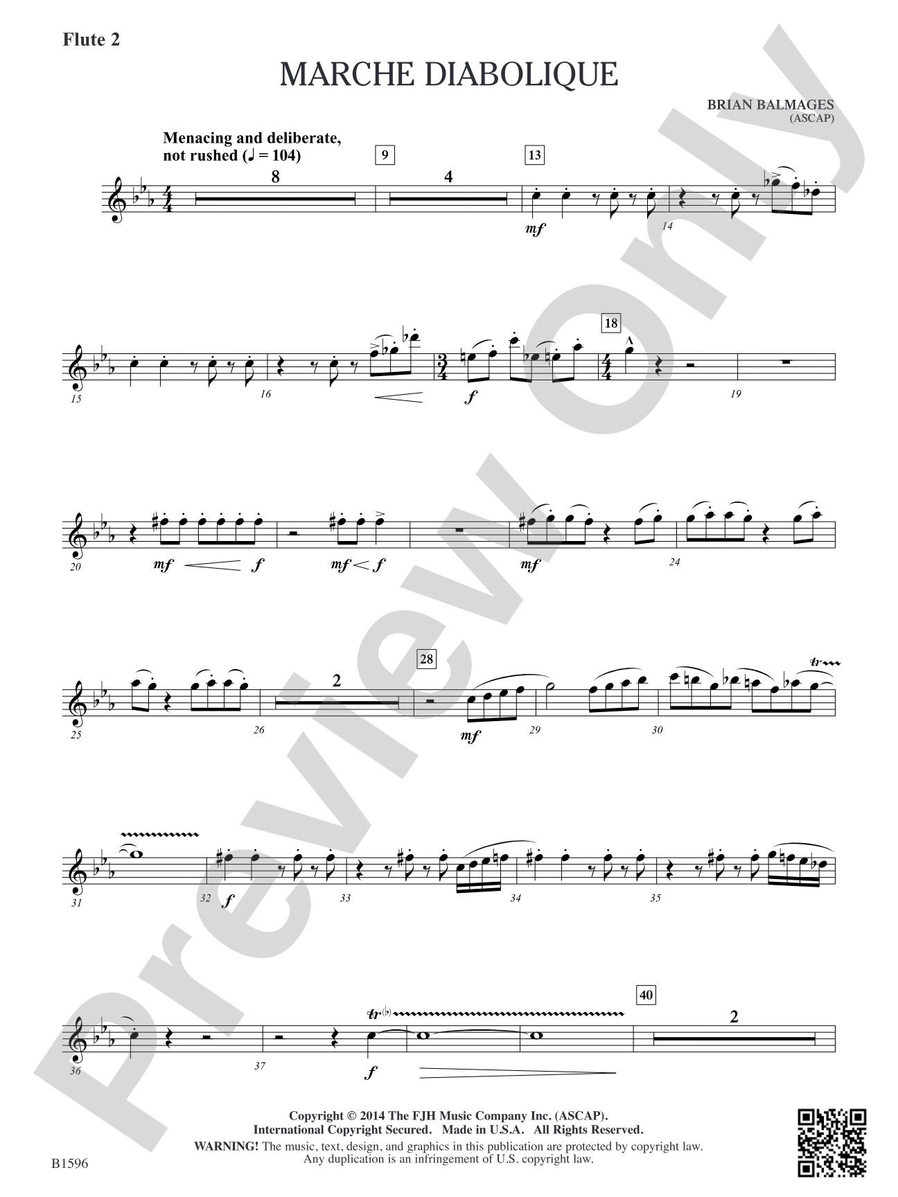 Marche Diabolique: Flute 2