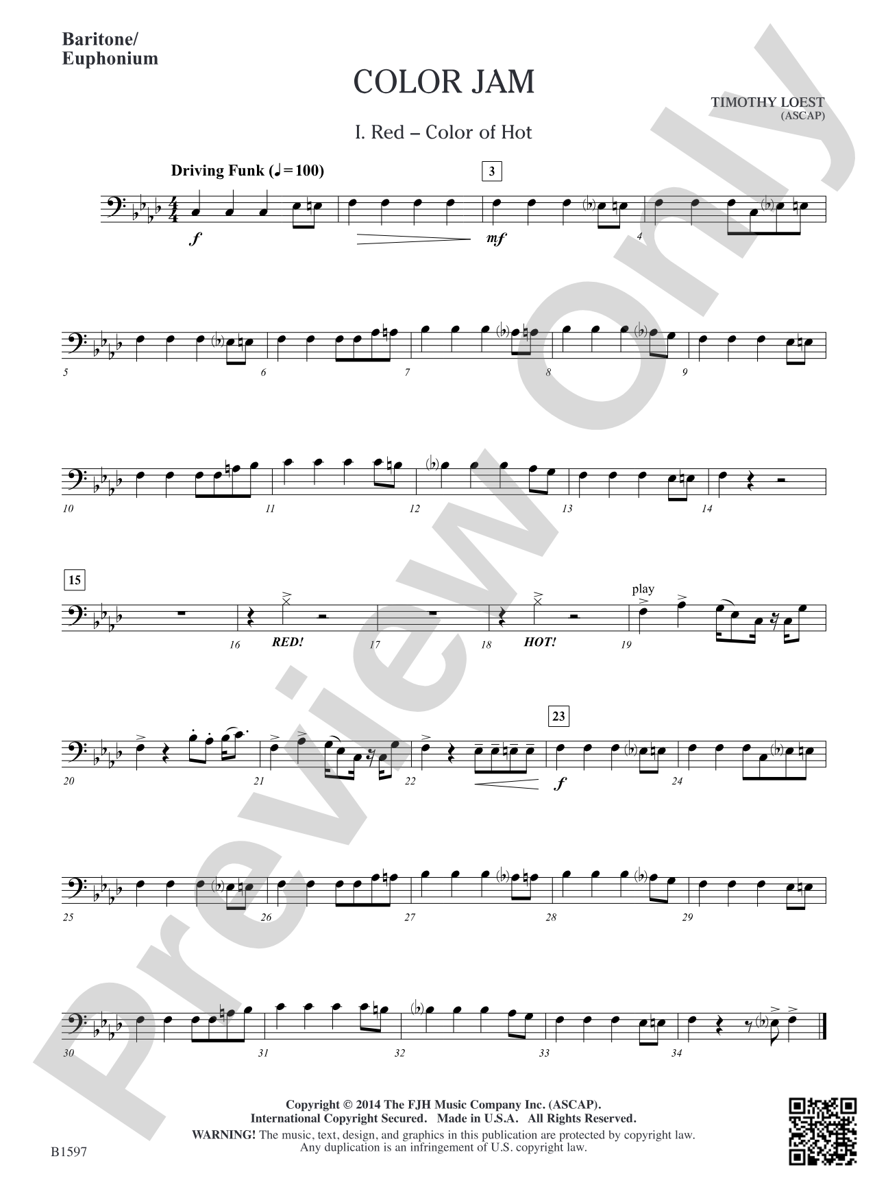 Color Jam: Baritone/Euphonium
