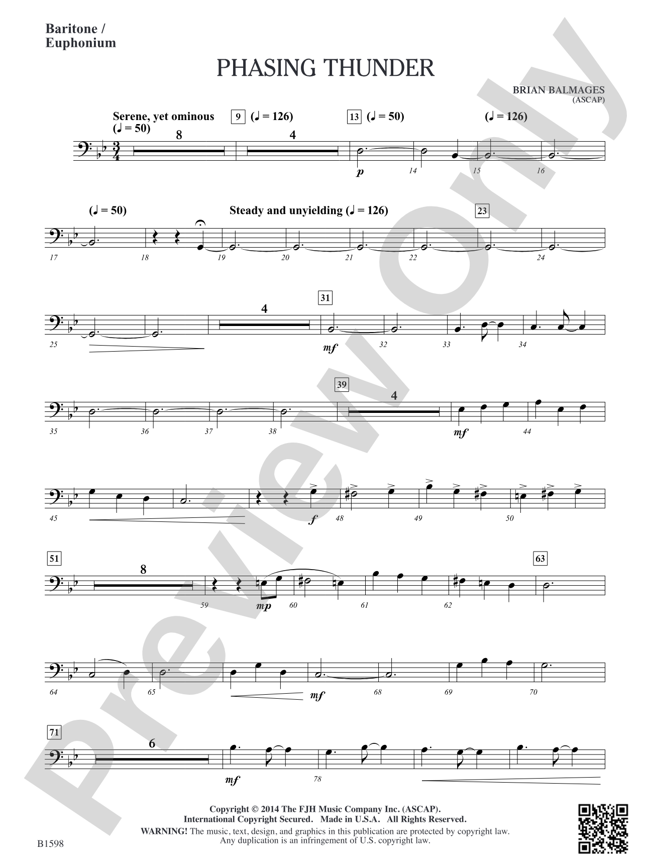 Phasing Thunder: Baritone / Euphonium
