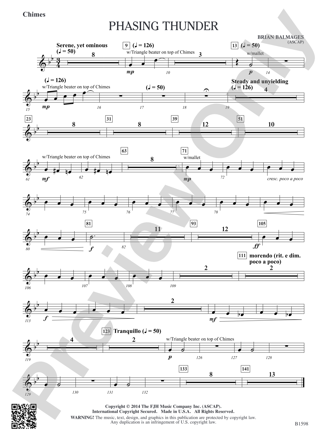 Phasing Thunder: Chimes