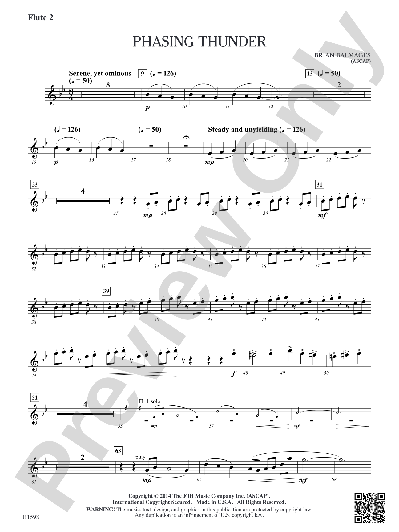 Phasing Thunder: Flute 2