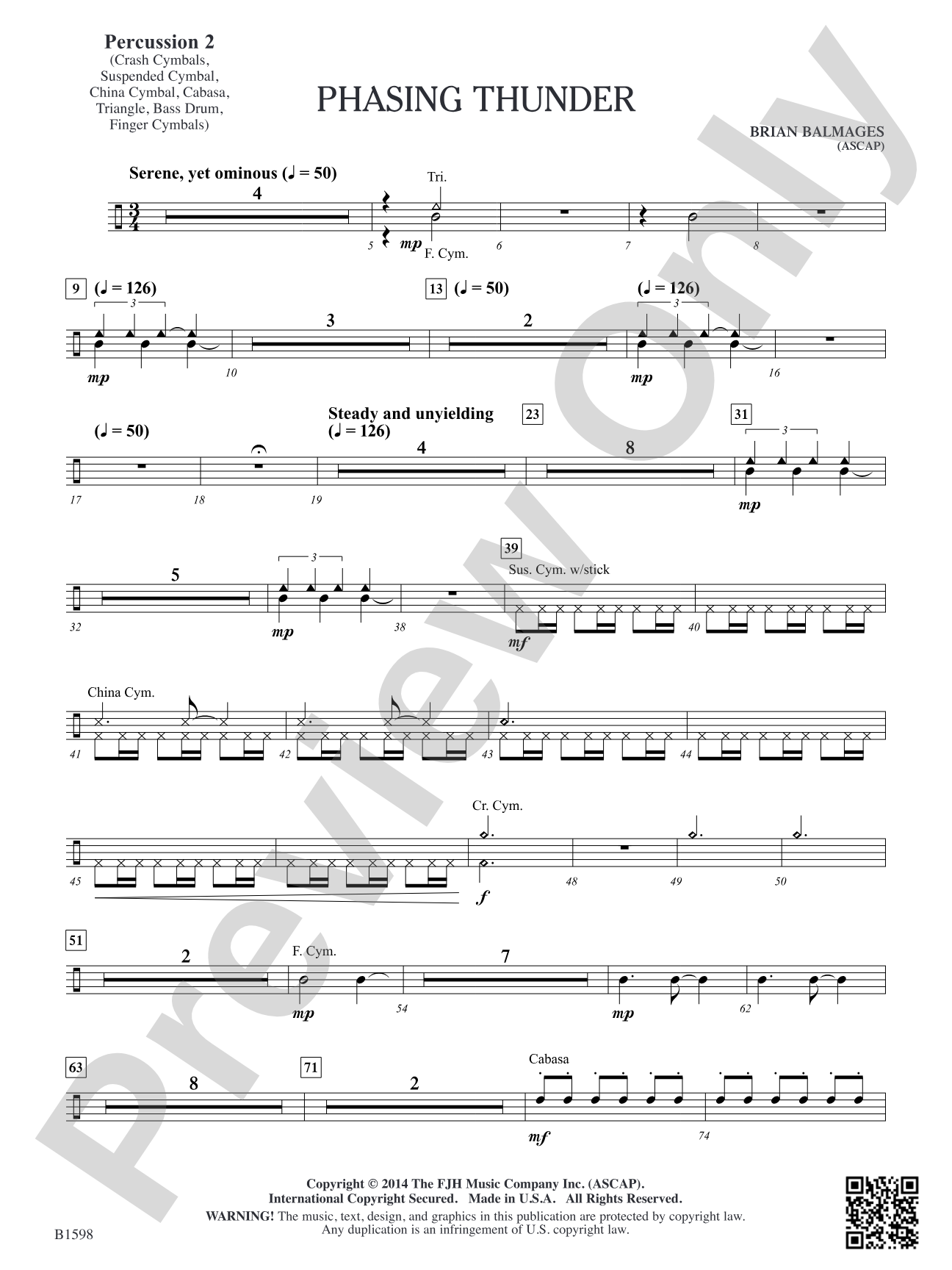 Phasing Thunder: Percussion 2