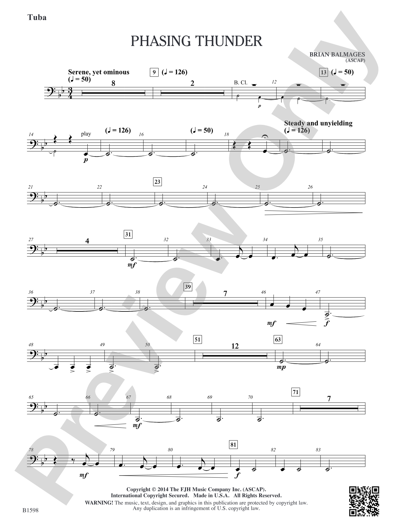 Phasing Thunder: Tuba