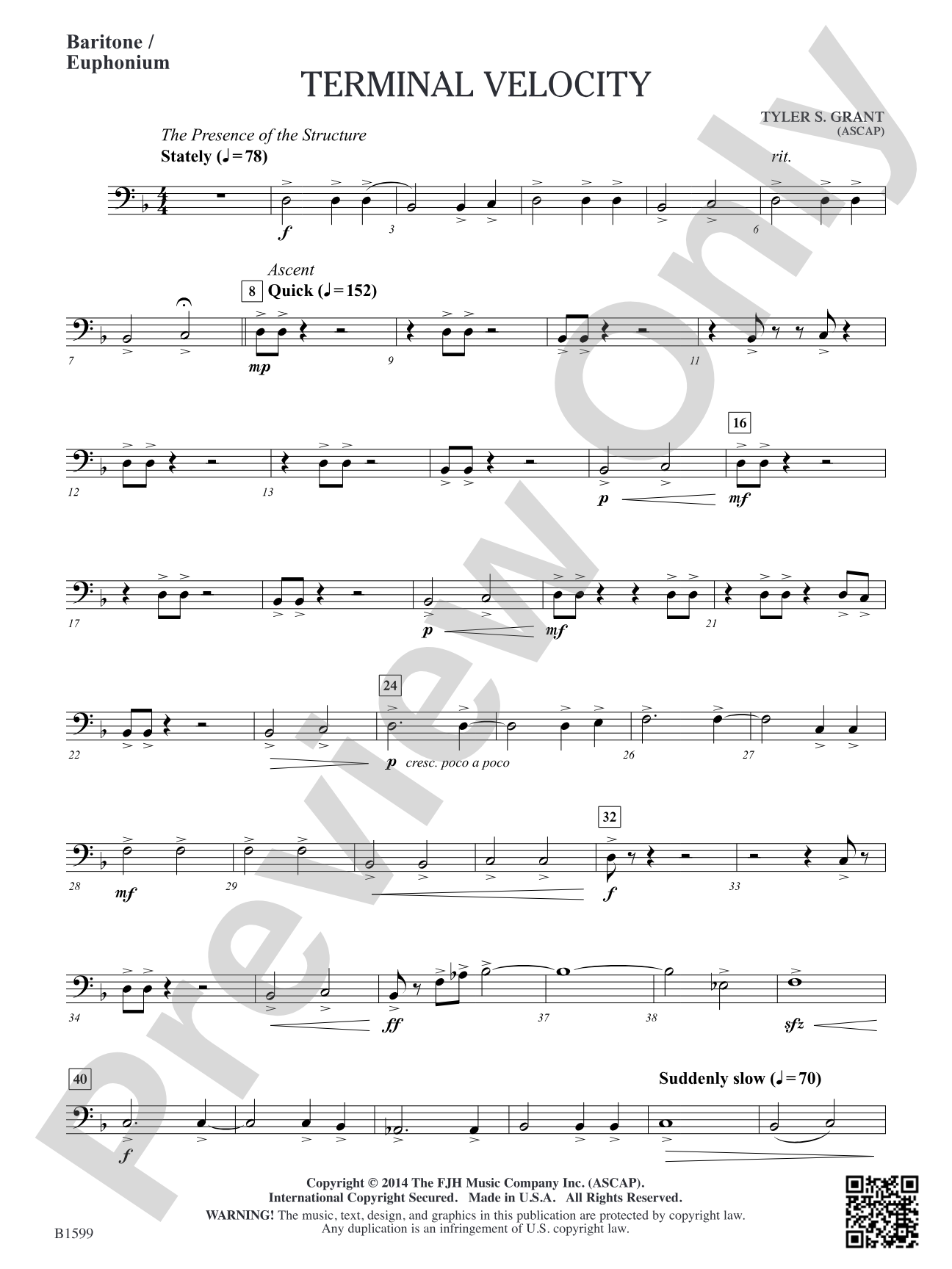 Terminal Velocity: Baritone/Euphonium