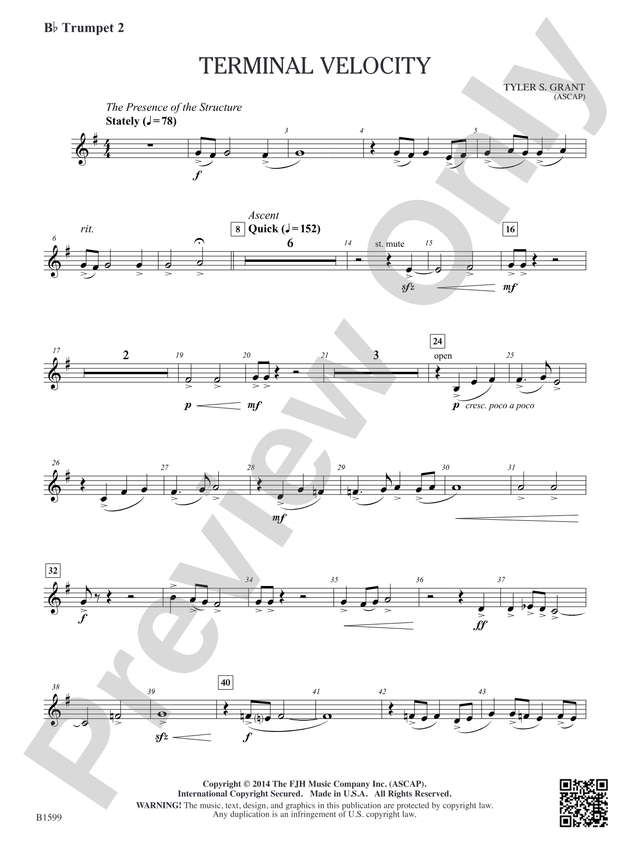 Terminal Velocity: B-flat Trumpet 2