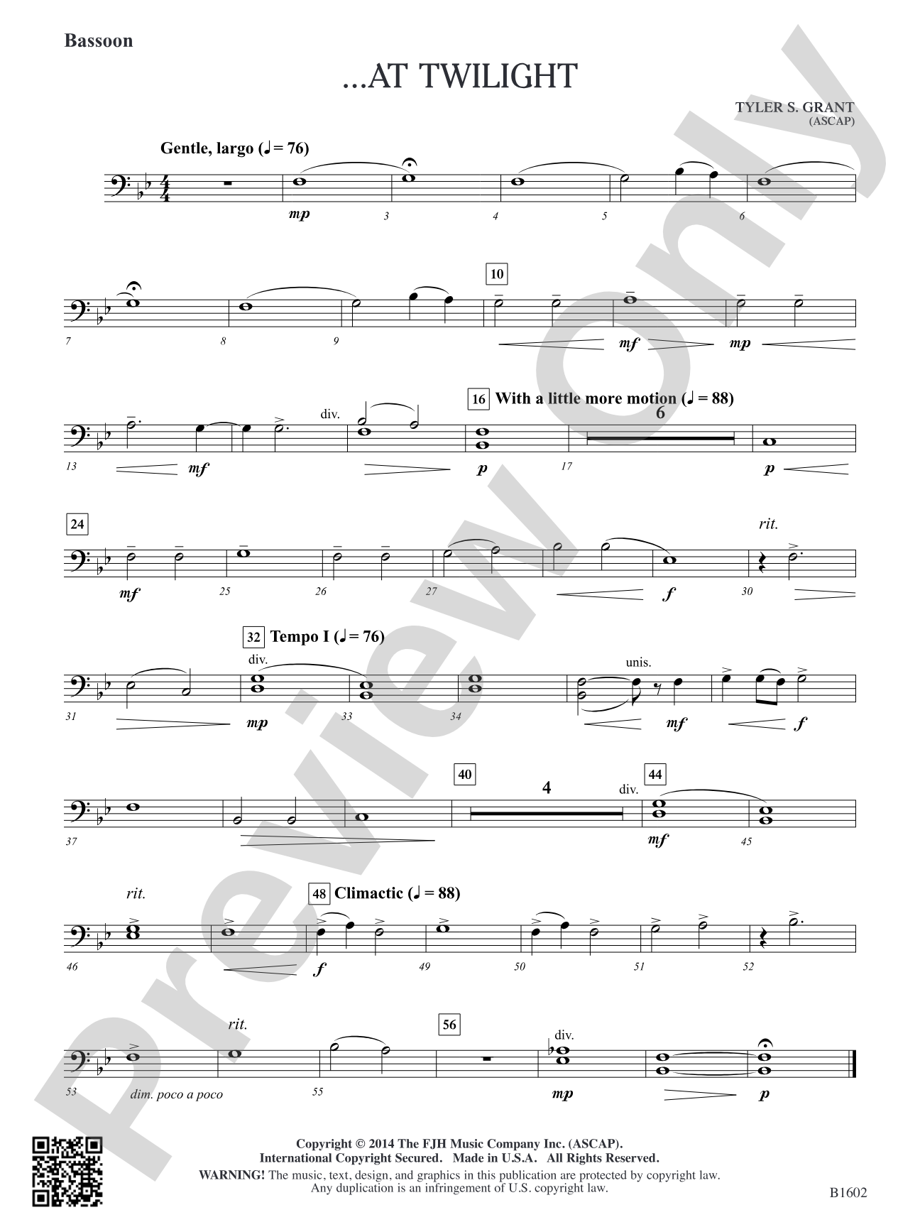 ...At Twilight: Bassoon