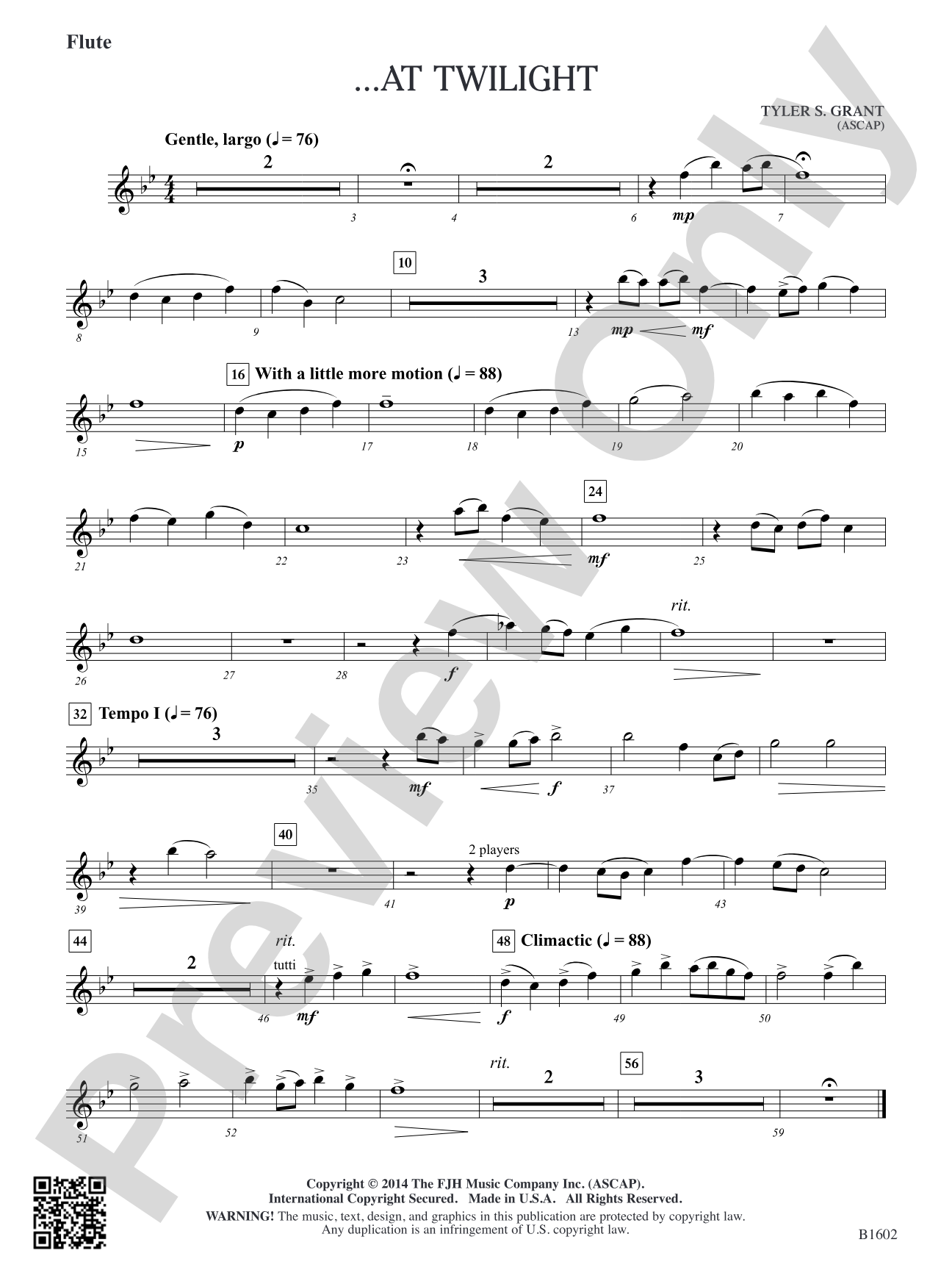 ...At Twilight: Flute