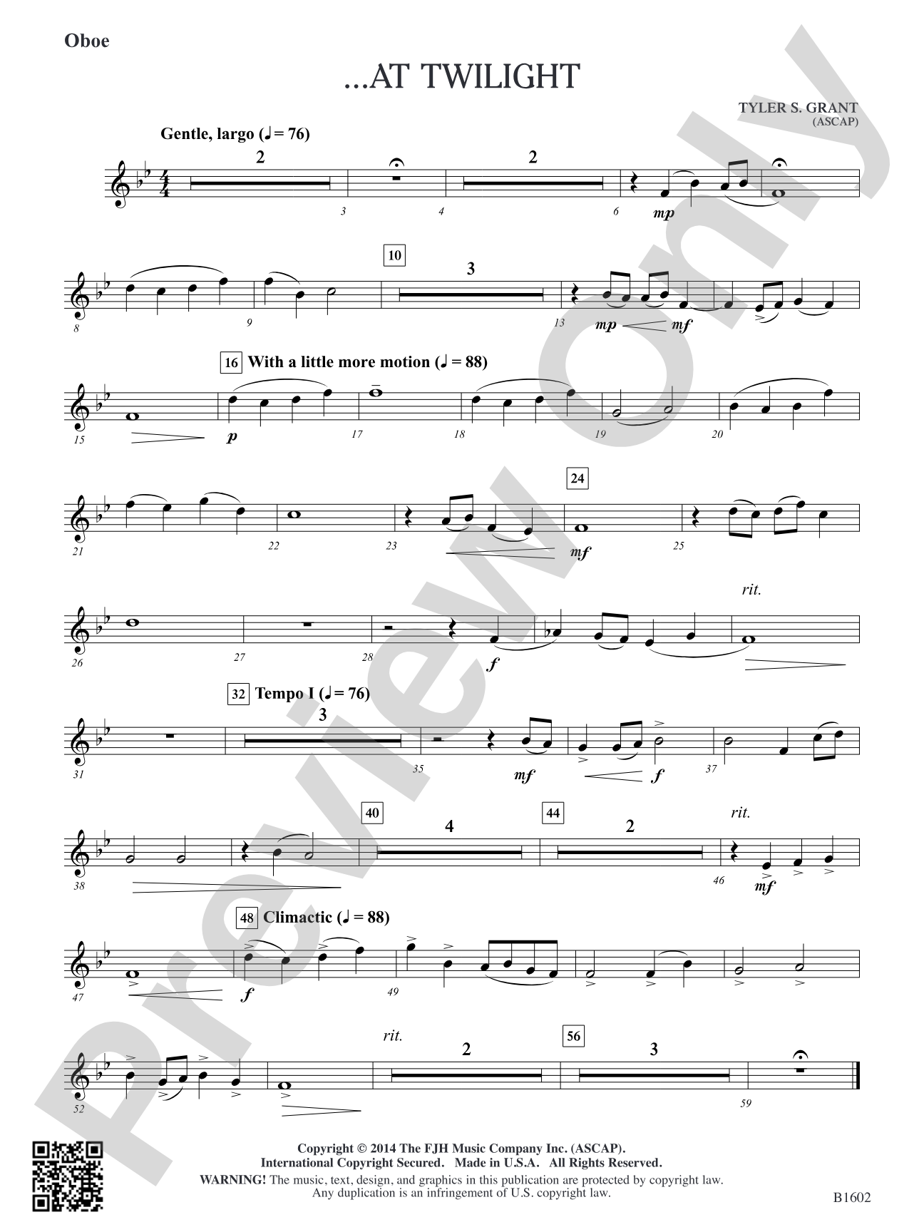 ...At Twilight: Oboe