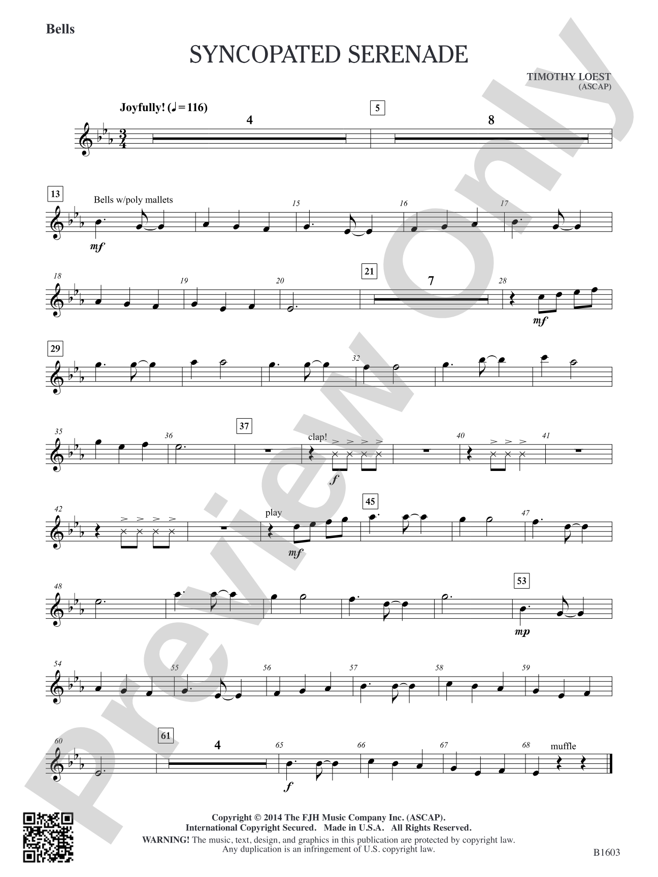 Syncopated Serenade: Bells