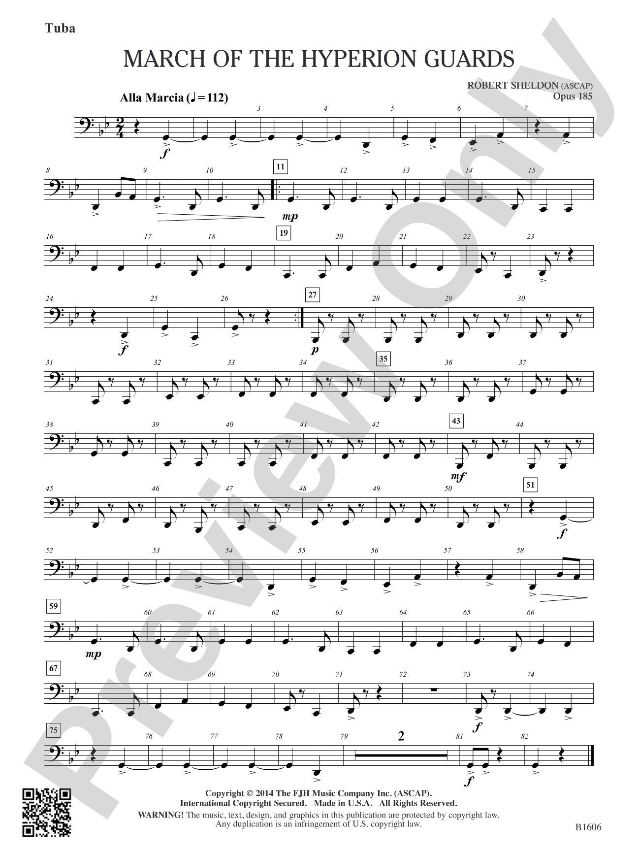 March of the Hyperion Guards: Tuba