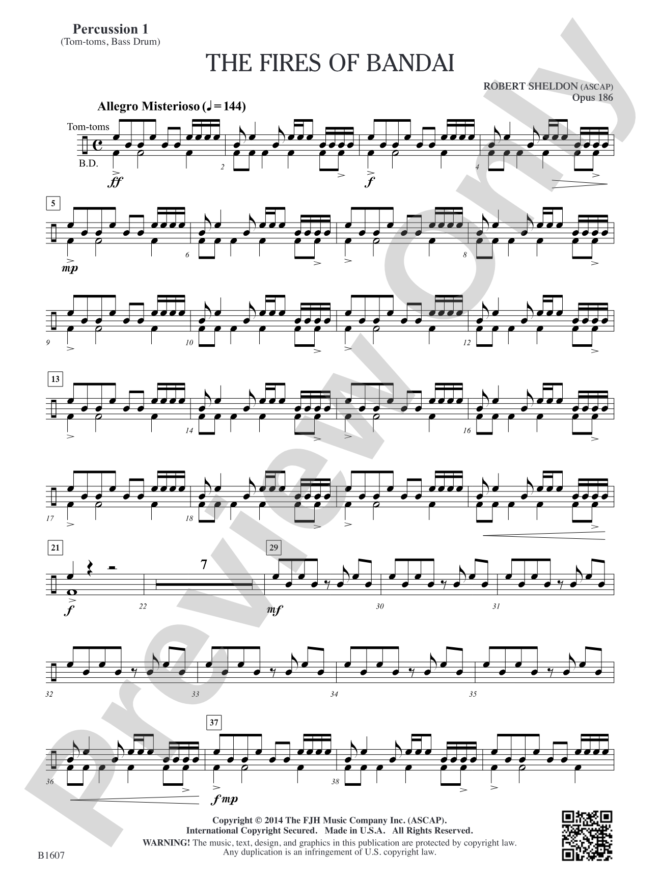 The Fires of Bandai: Percussion 1