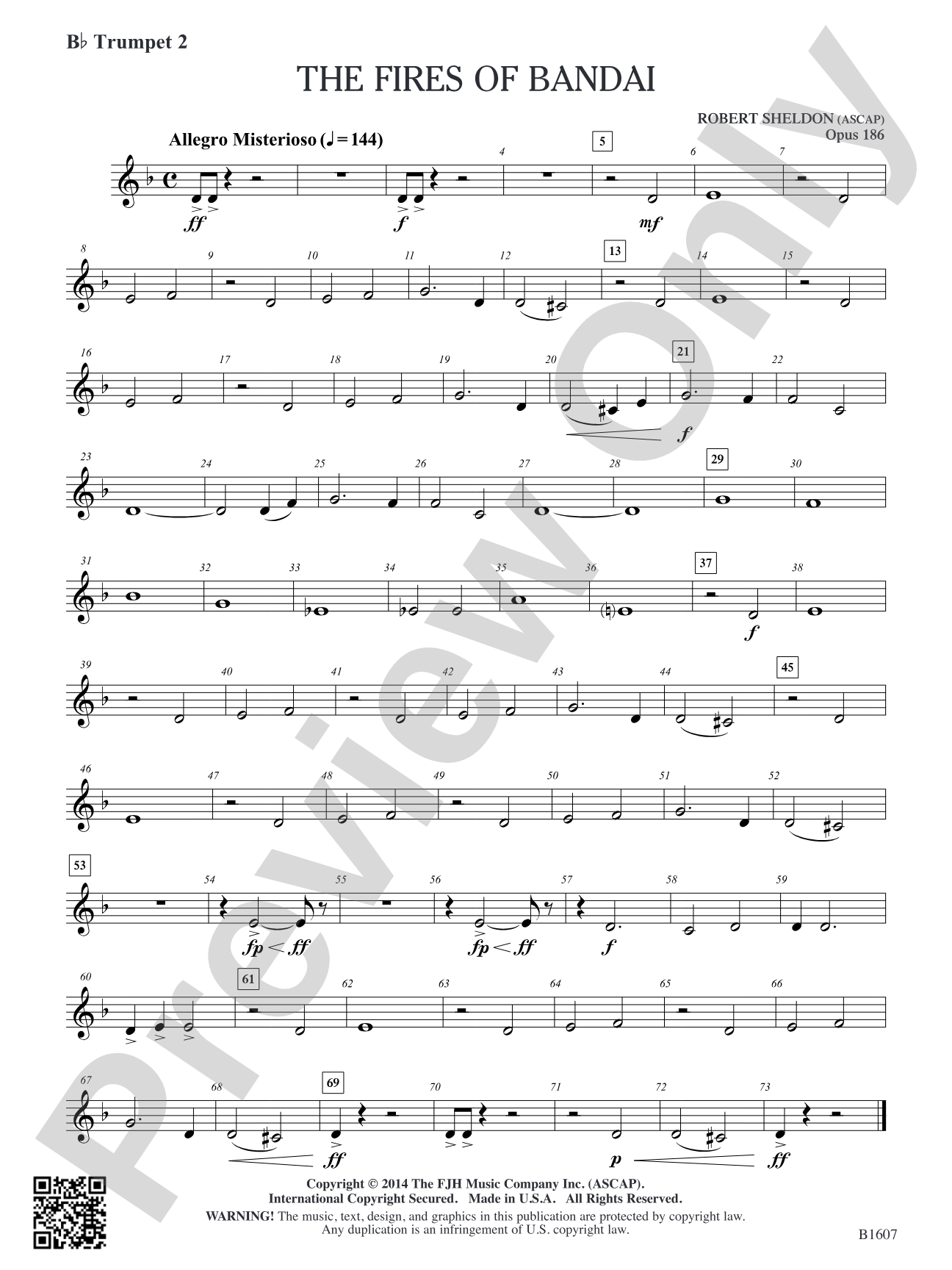 The Fires of Bandai: B-flat Trumpet 2