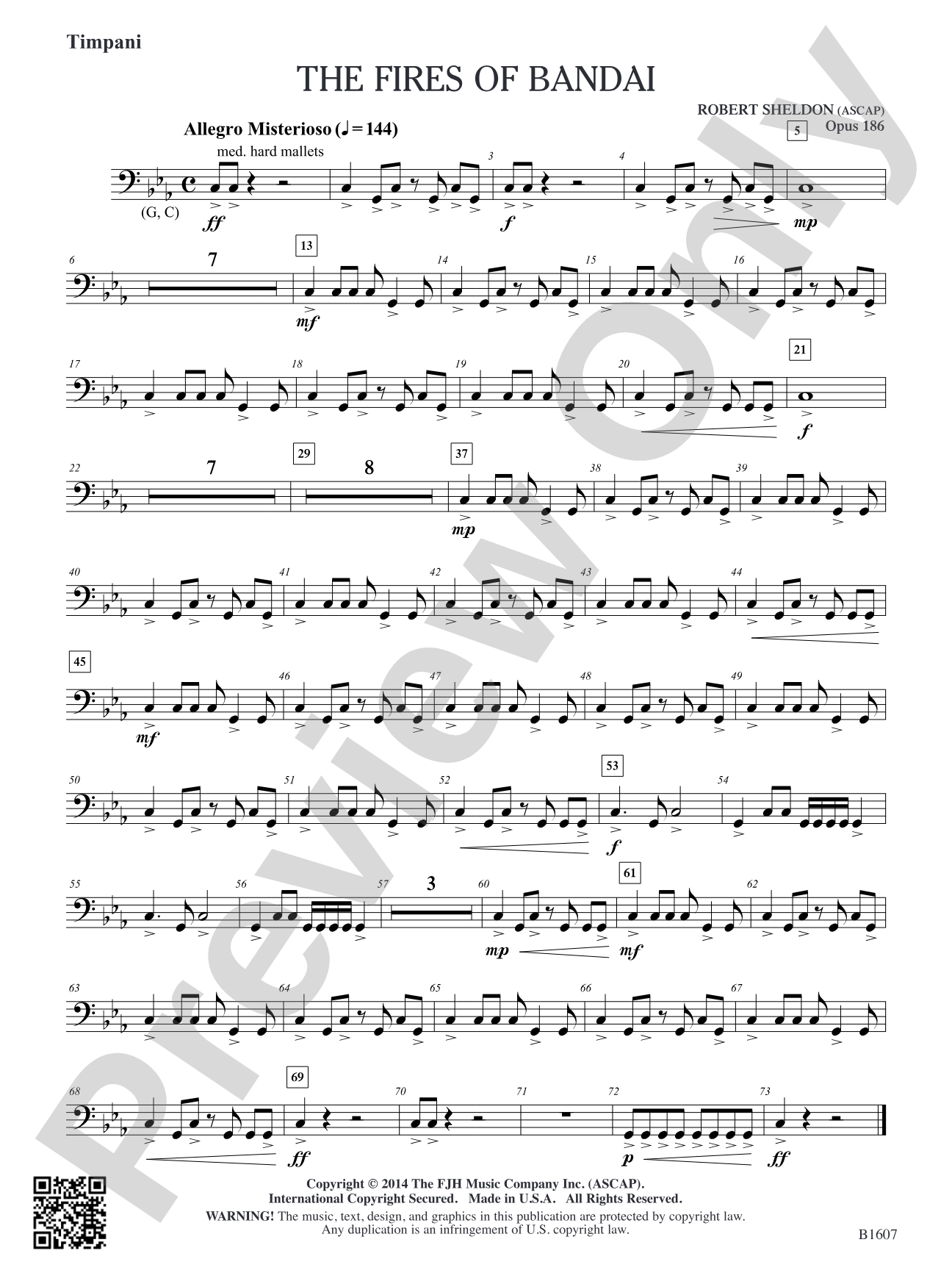 The Fires of Bandai: Timpani