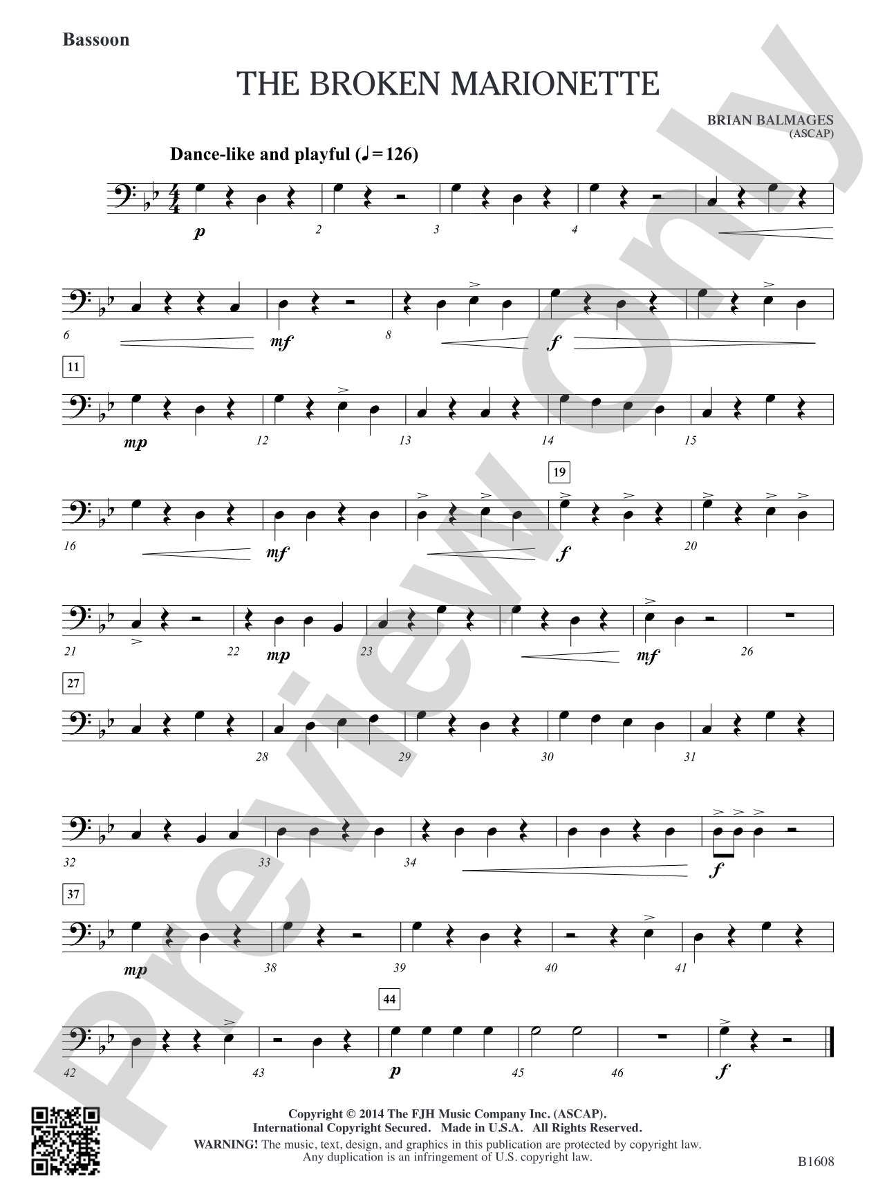 The Broken Marionette: Bassoon