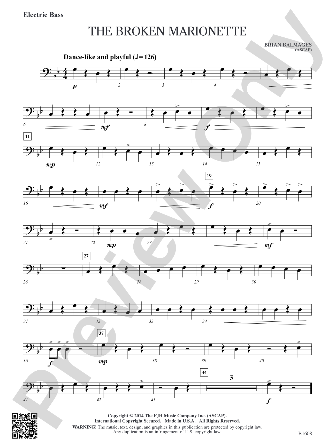 The Broken Marionette: Electric Bass
