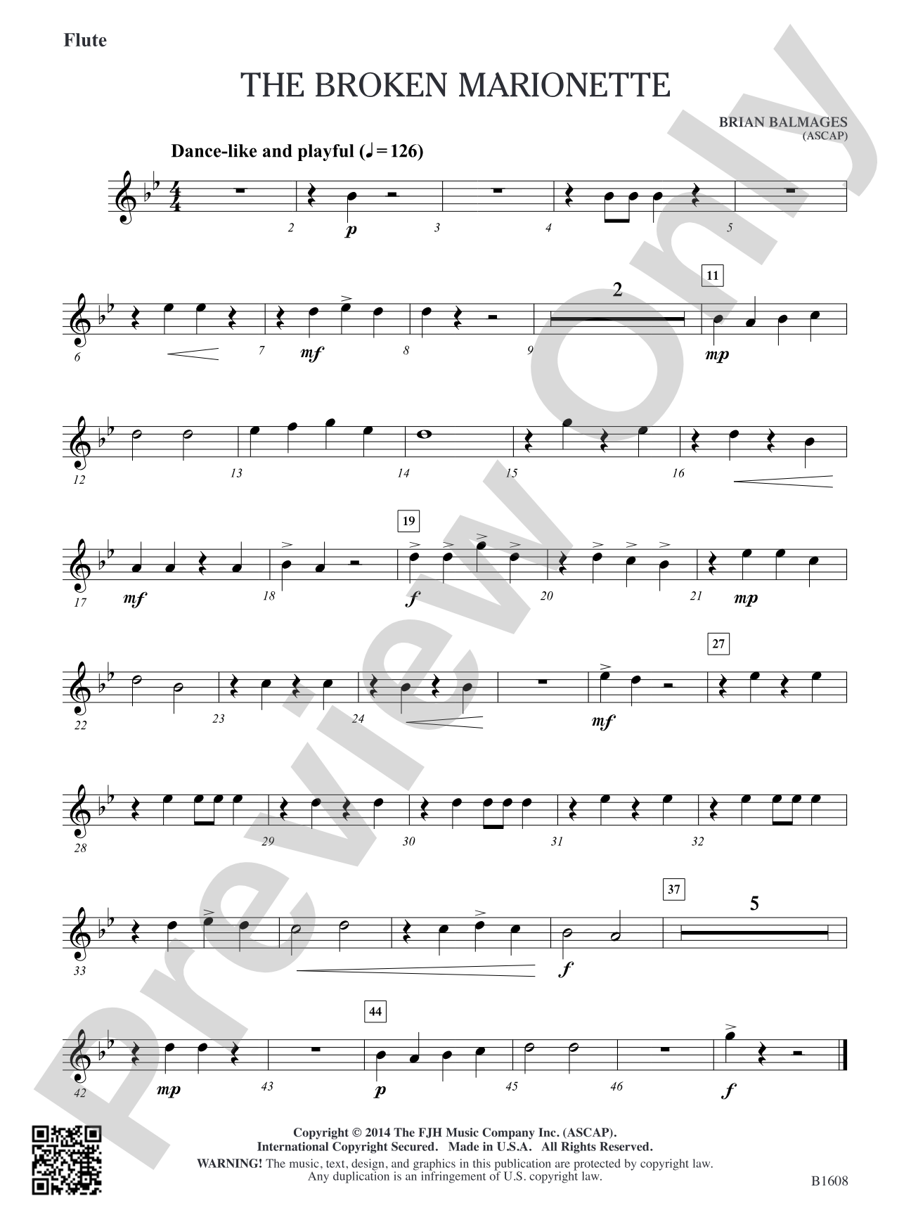 The Broken Marionette: Flute