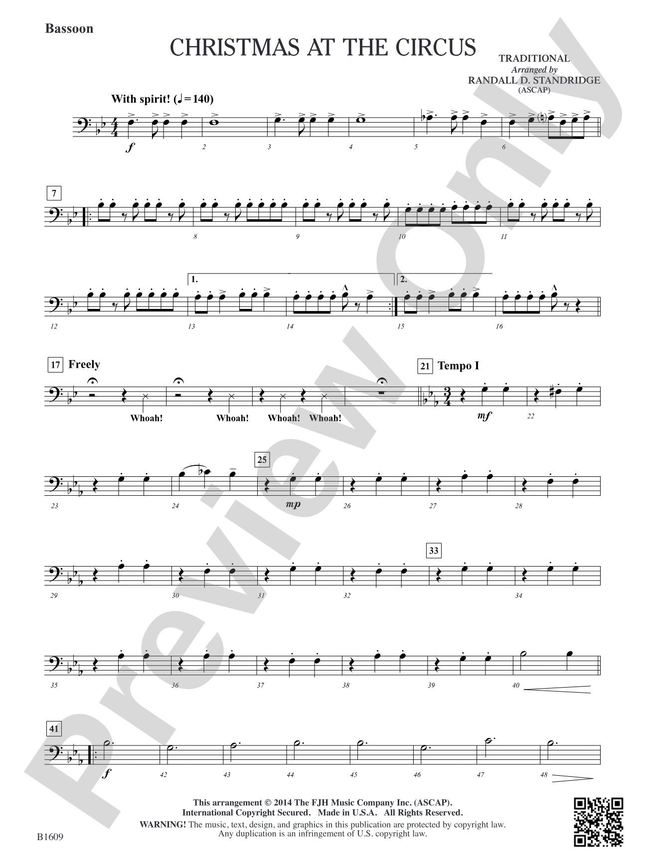 Christmas at the Circus: Bassoon