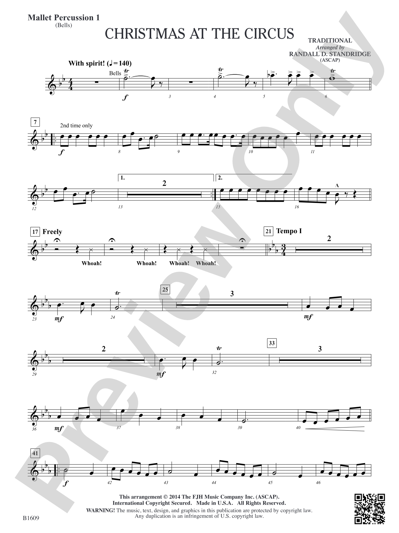 Christmas at the Circus: Mallet Percussion 1