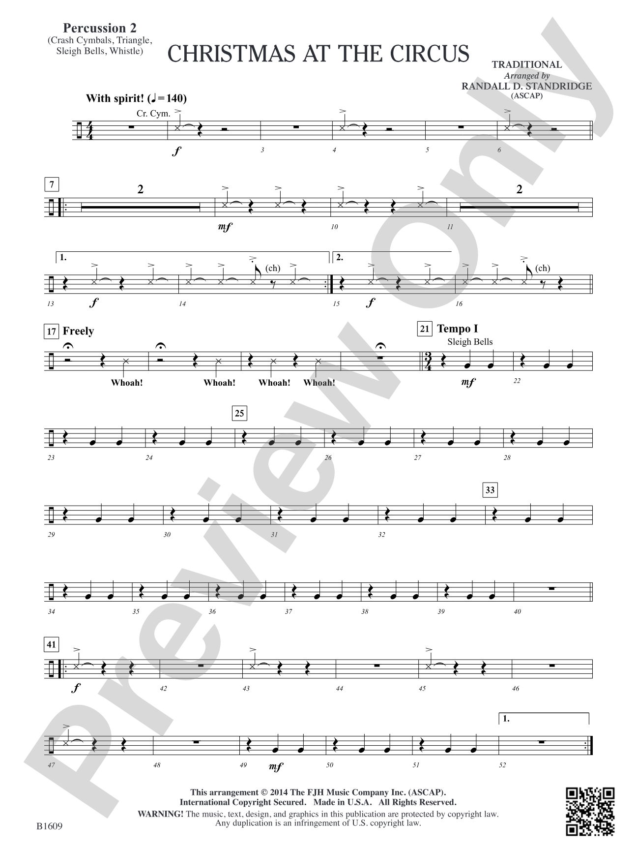 Christmas at the Circus: Percussion 2