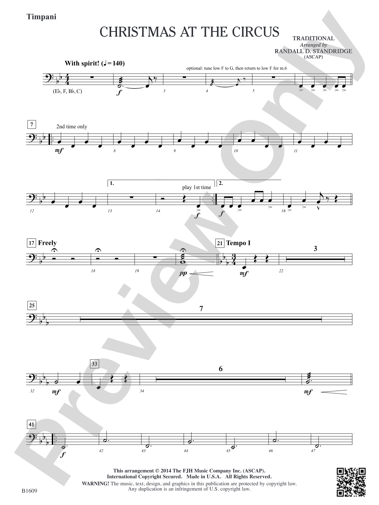 Christmas at the Circus: Timpani