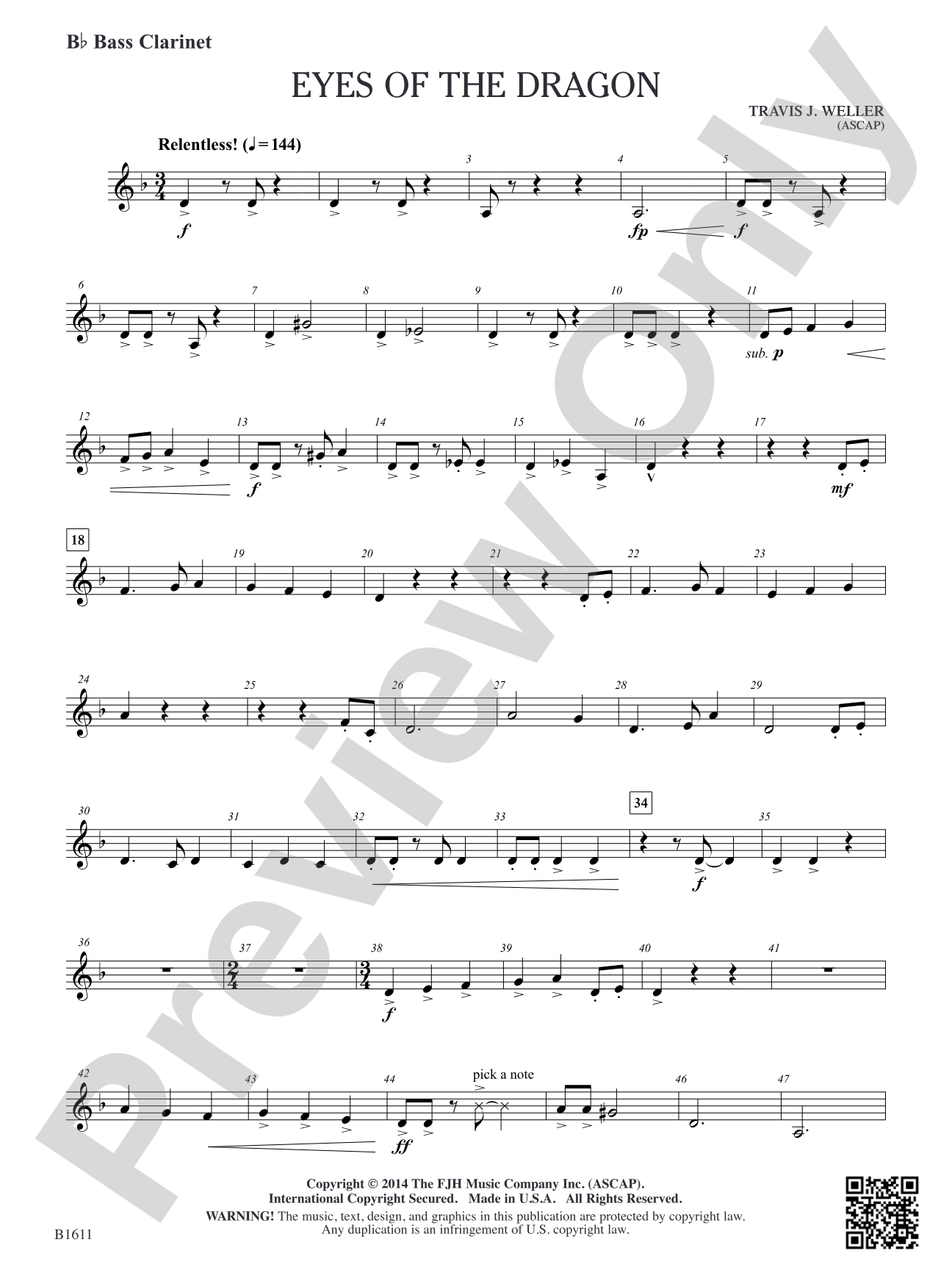Eyes of the Dragon: B-flat Bass Clarinet